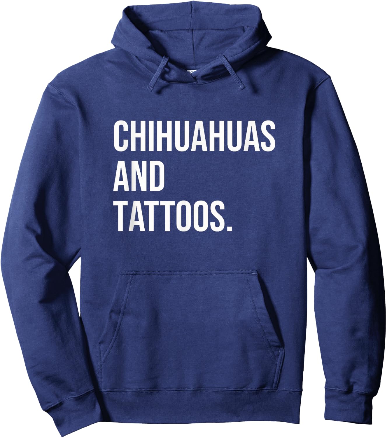 Chihuahuas And Tattoos Chihuahua Owner Dog Inked Lover Funny Women Hoodie - Hoodie | Navy