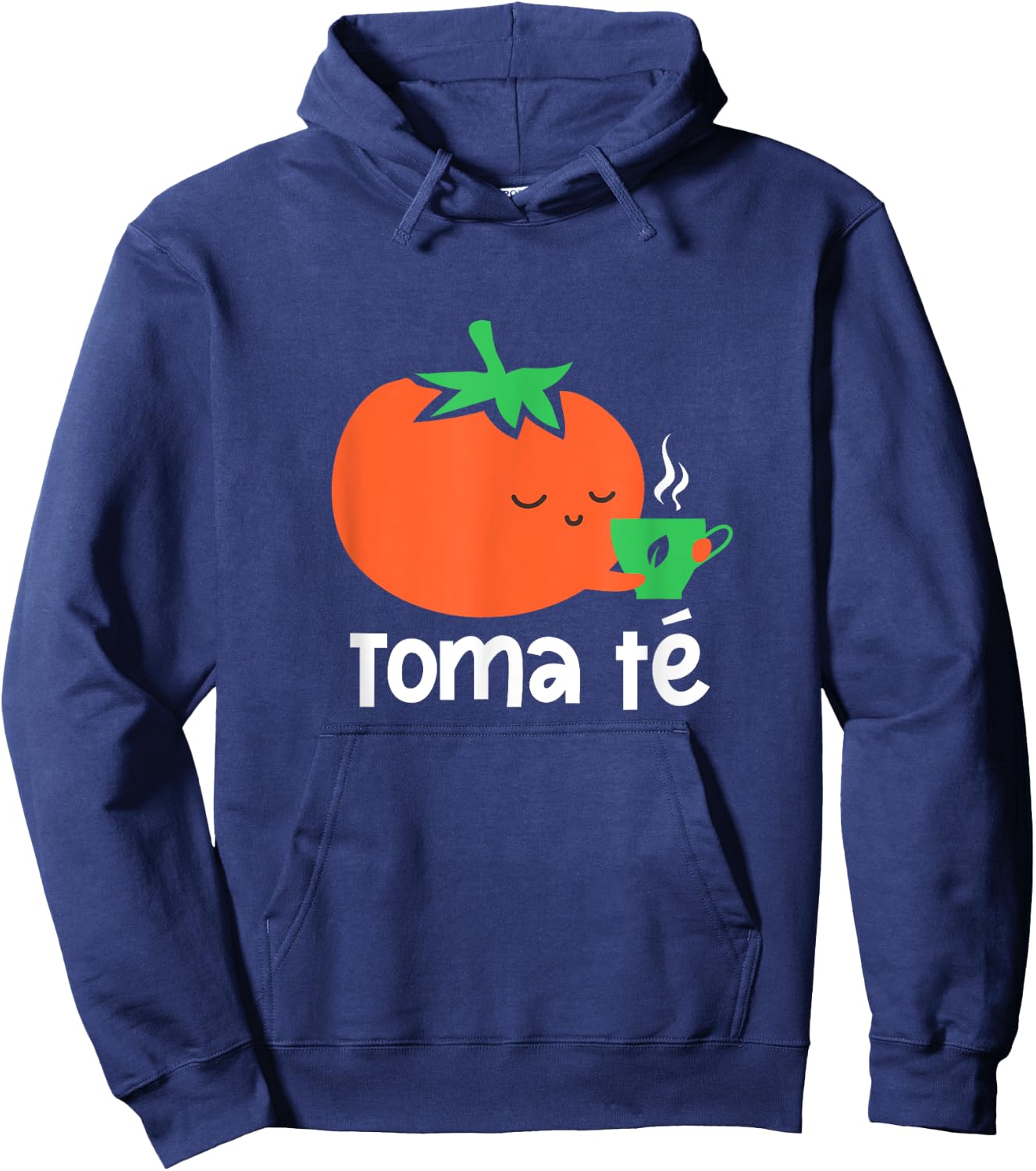 Tomato Funny Toma Te Tomato Lover Coffee Drinking Kawaii Hoodie - Hoodie | Navy