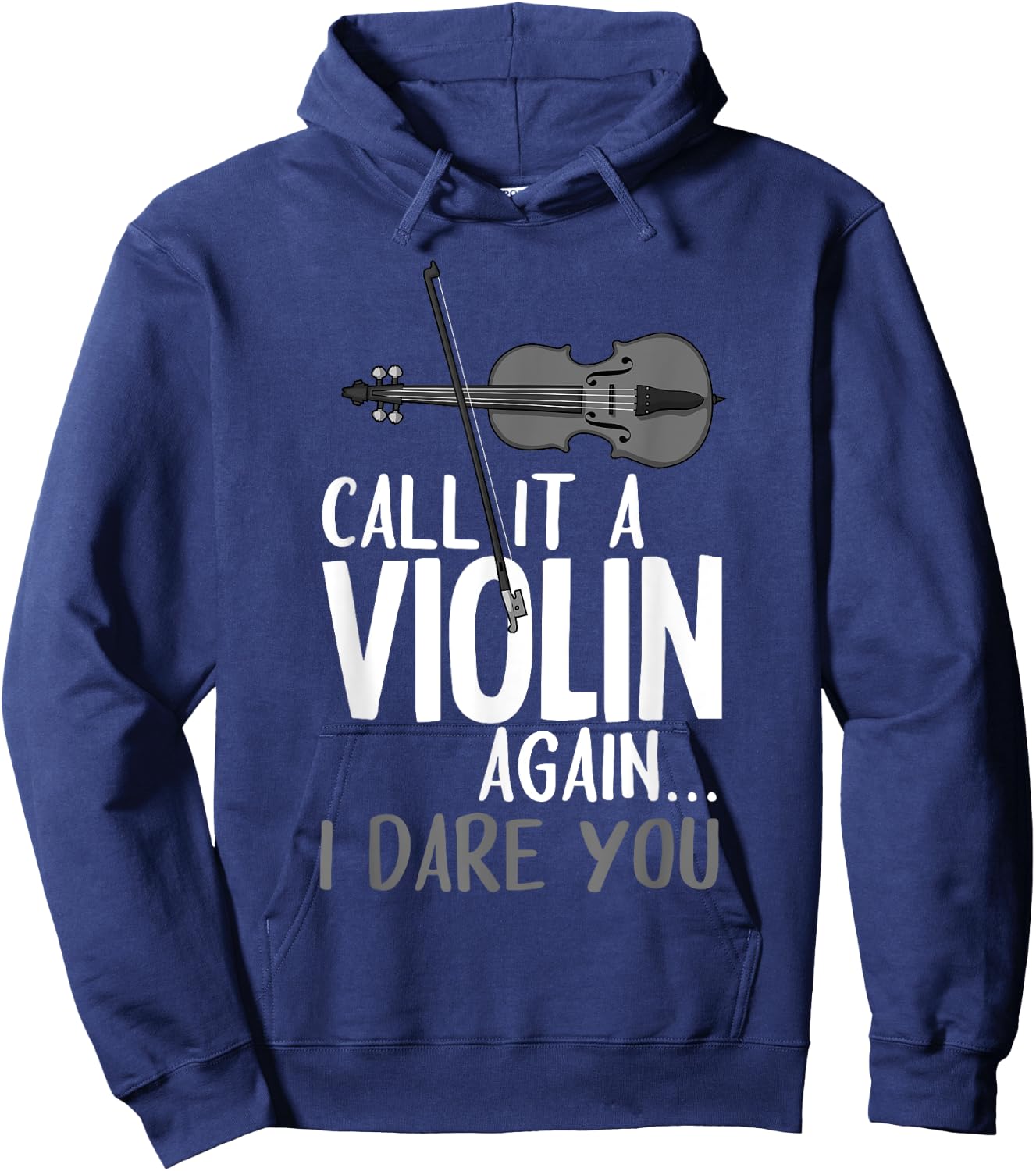 Funny Viola Player Novelty Gift Violin Student Boys Girls Hoodie - Hoodie | Navy