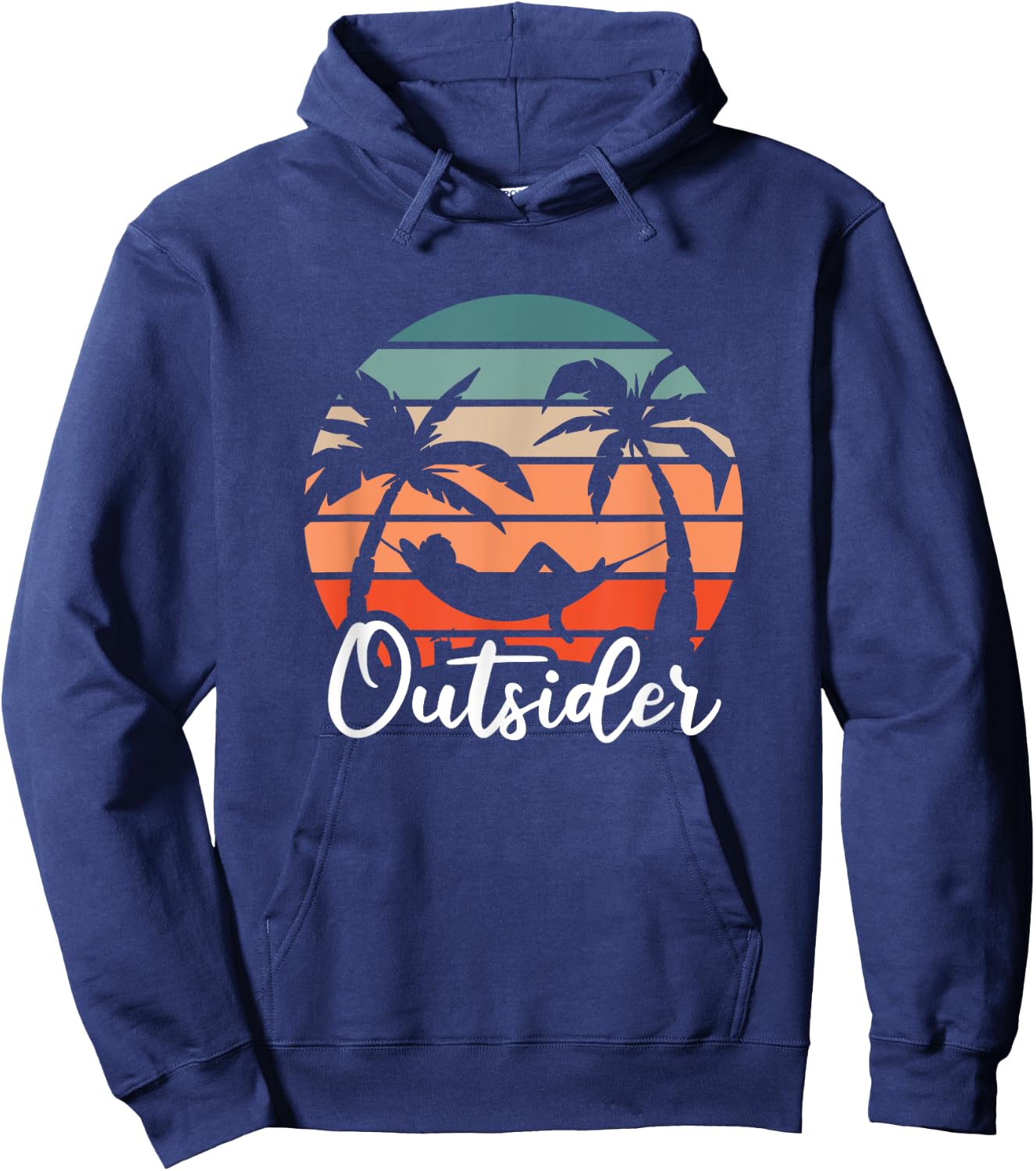 Outsider - Holiday Vacation Outdoor Lover Hoodie - Hoodie | Navy