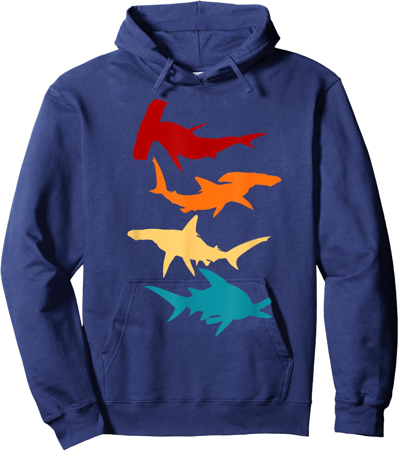 Great 4 hammer shark Gift divers Hoodie - Hoodie | Navy