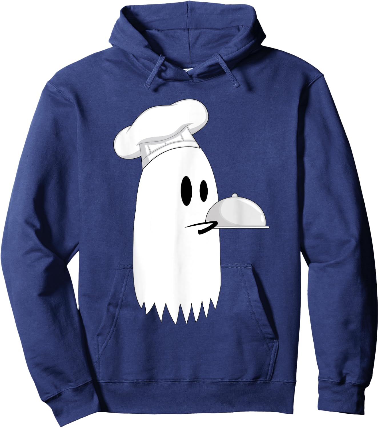 Spooky Ghost Cooking Chef Halloween Costume Gift Hoodie - Hoodie | Navy