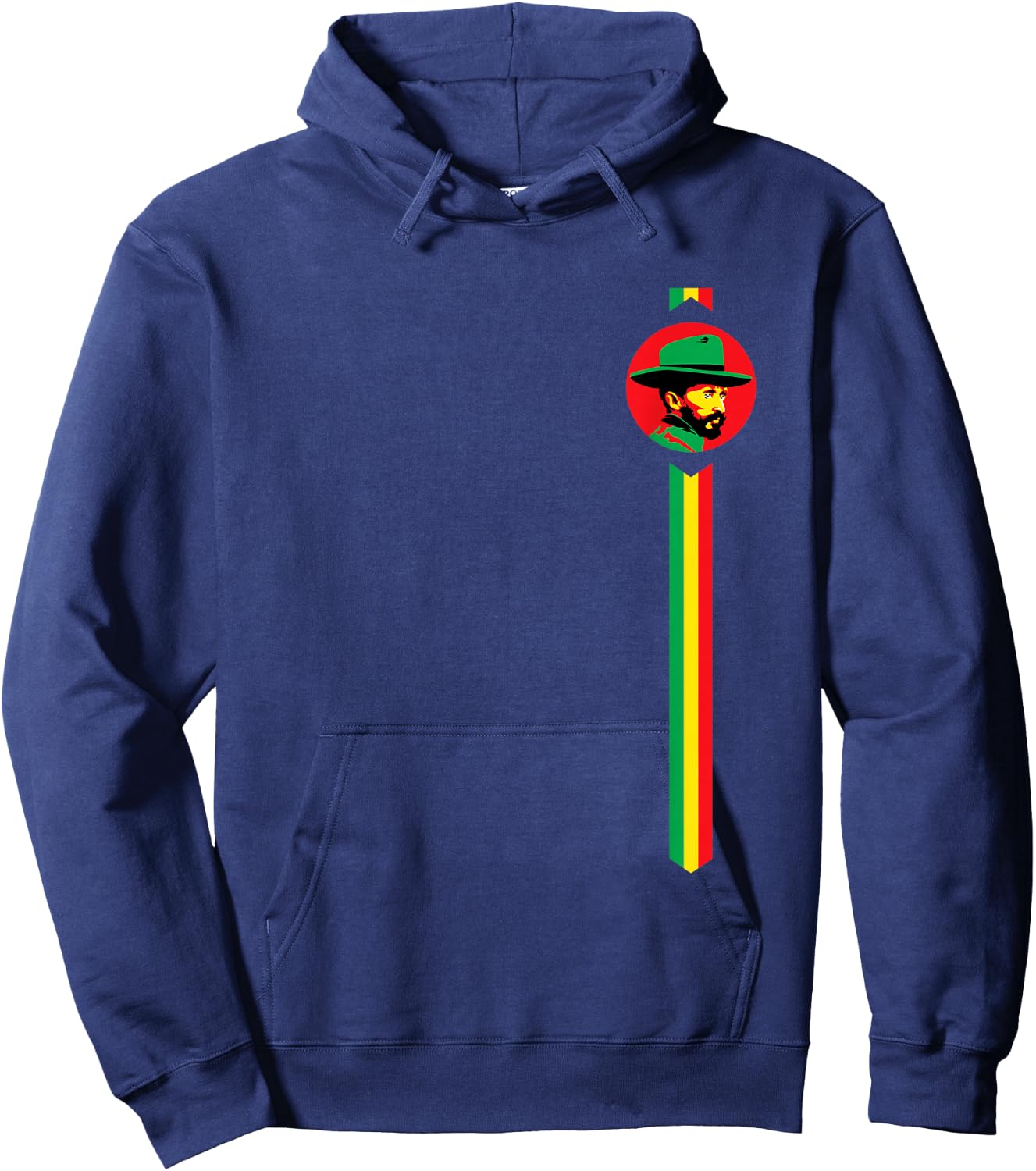 His Imperial Majesty Haile Selassie I King of Kings Hoodie - Hoodie | Navy