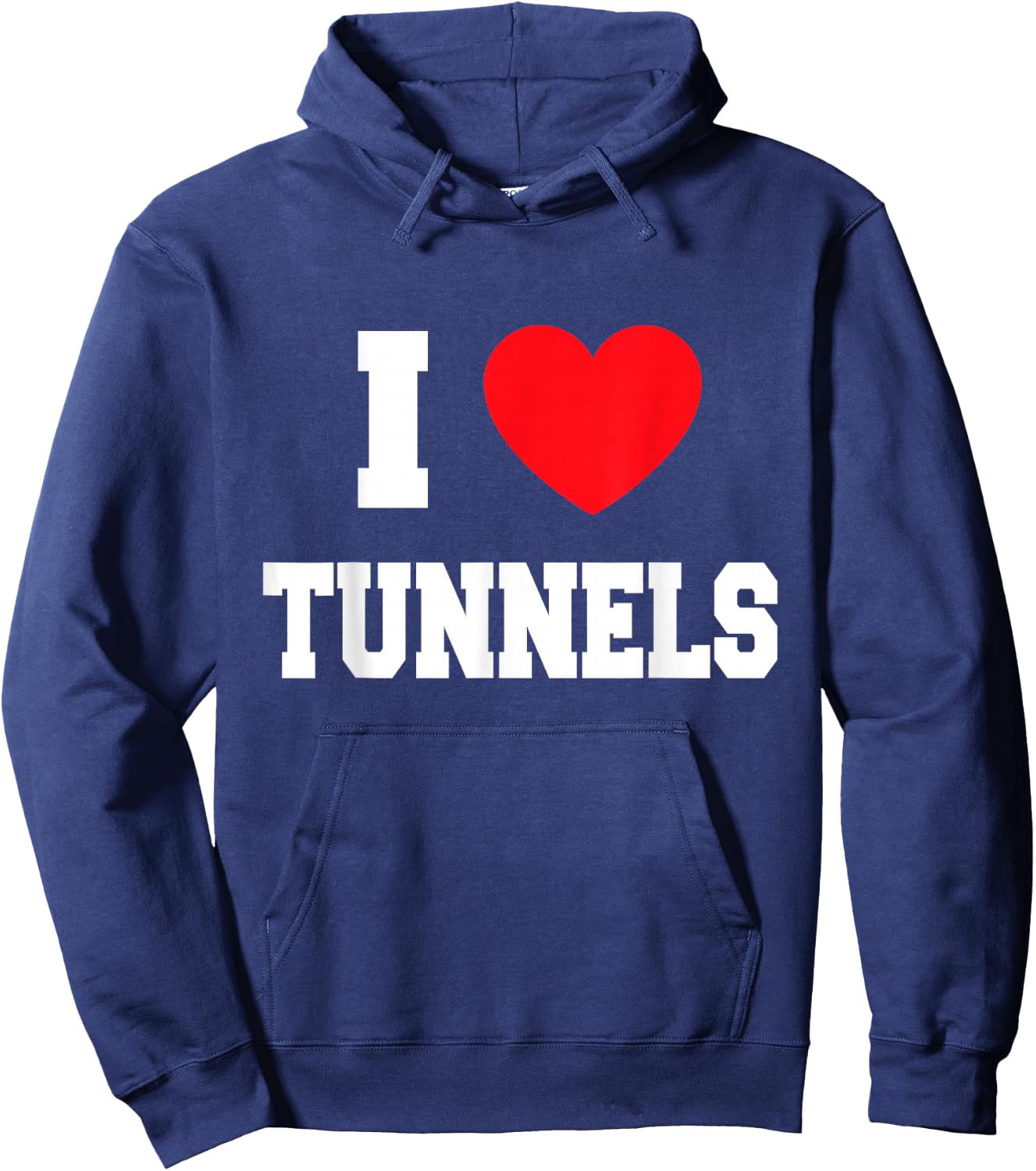 I Love tunnels Hoodie - Hoodie | Navy