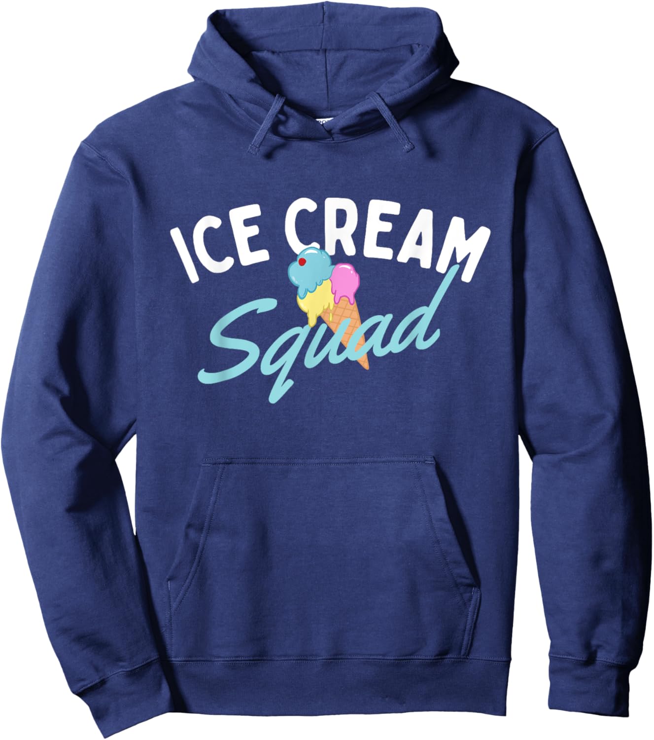 Ice Cream Squad - Ice Cream Lover Gelato Sweet Tooth Men Women Kids Hoodie - Hoodie | Navy