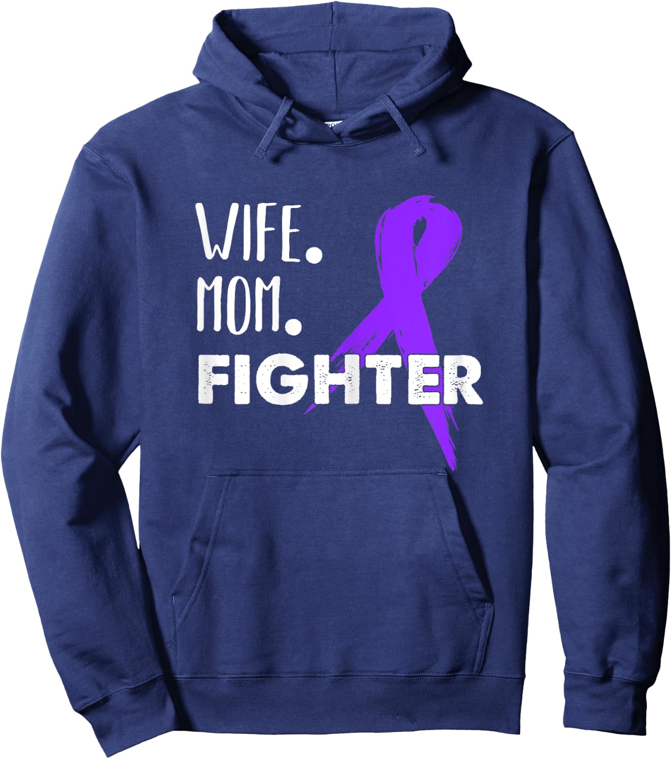 Pancreatic Cancer Awareness Design Gift Support For Moms Hoodie - Hoodie | Navy