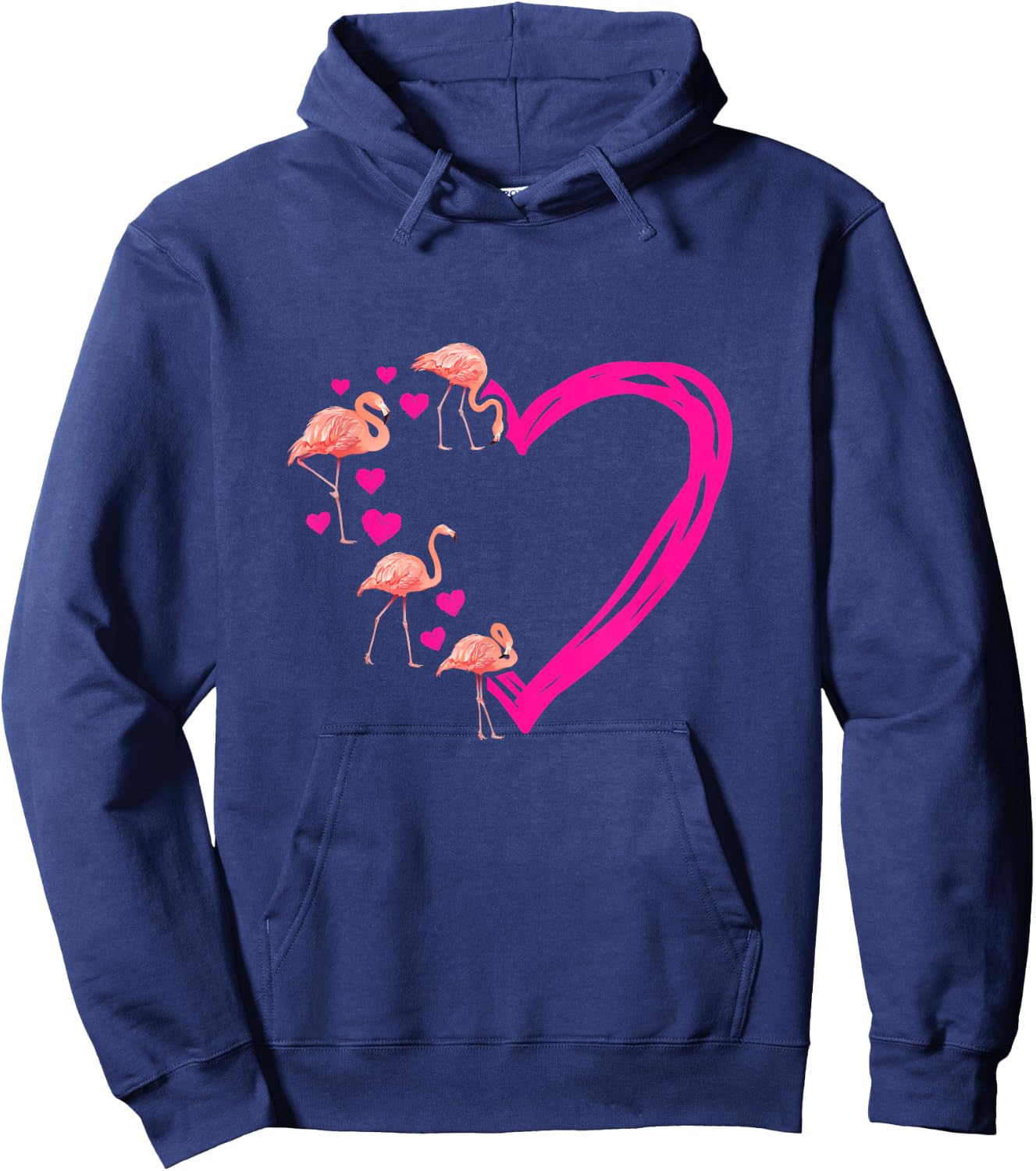 Flamingo Hoodie - Hoodie | Navy