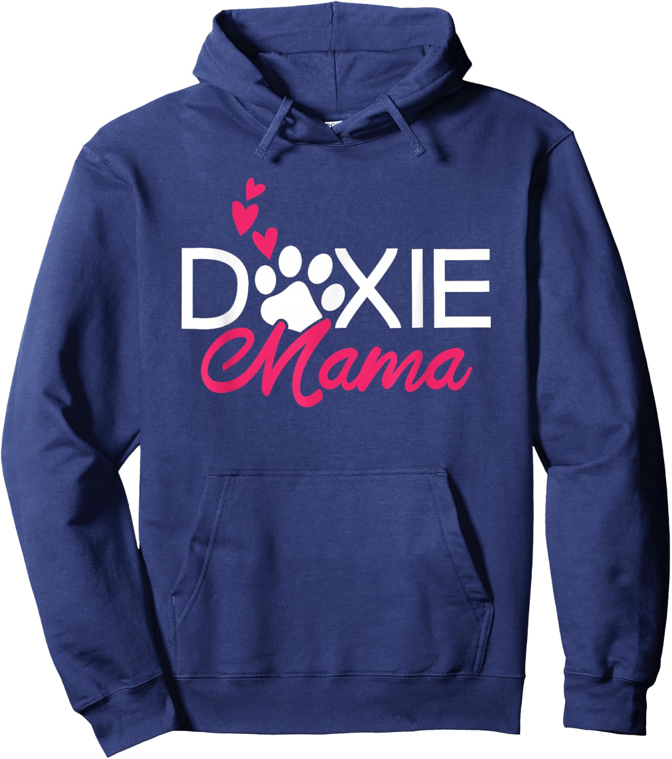 Dachshund Doxie Dog Mom Mama Hoodie - Hoodie | Navy