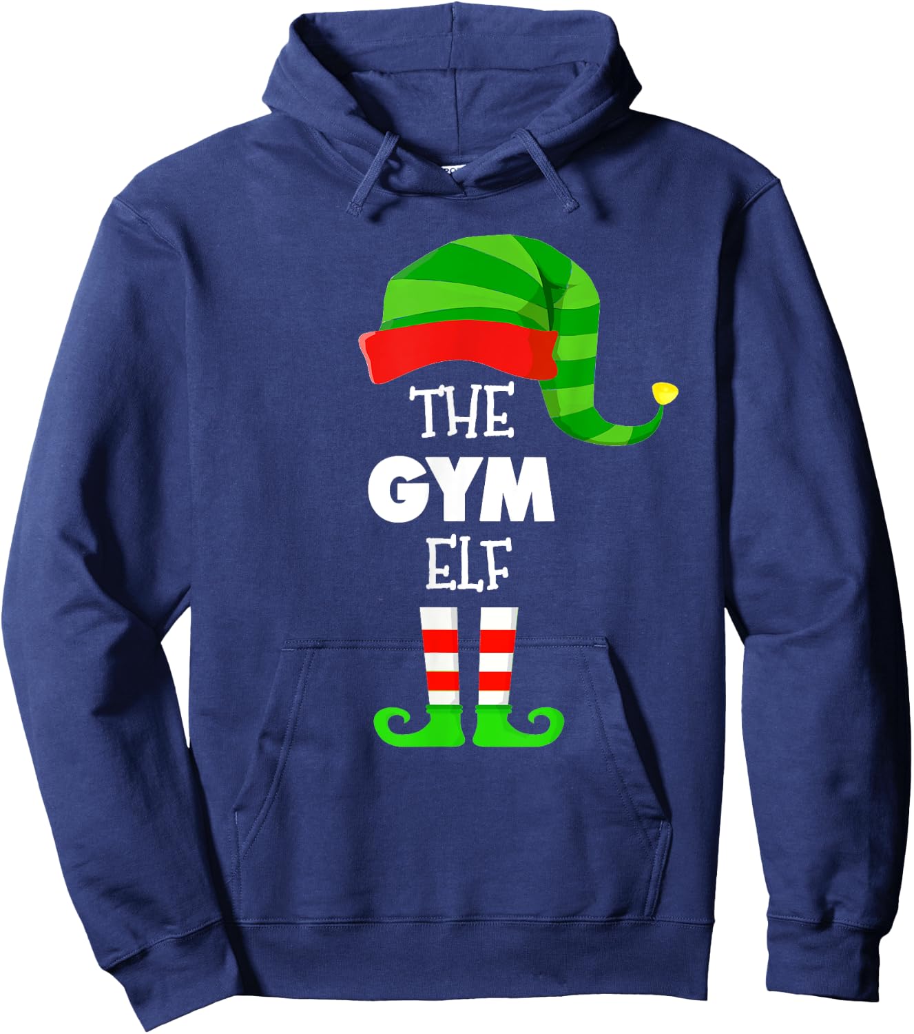 The GYM ELF Group Matching Family Christmas PJS Hoodie - Hoodie | Navy