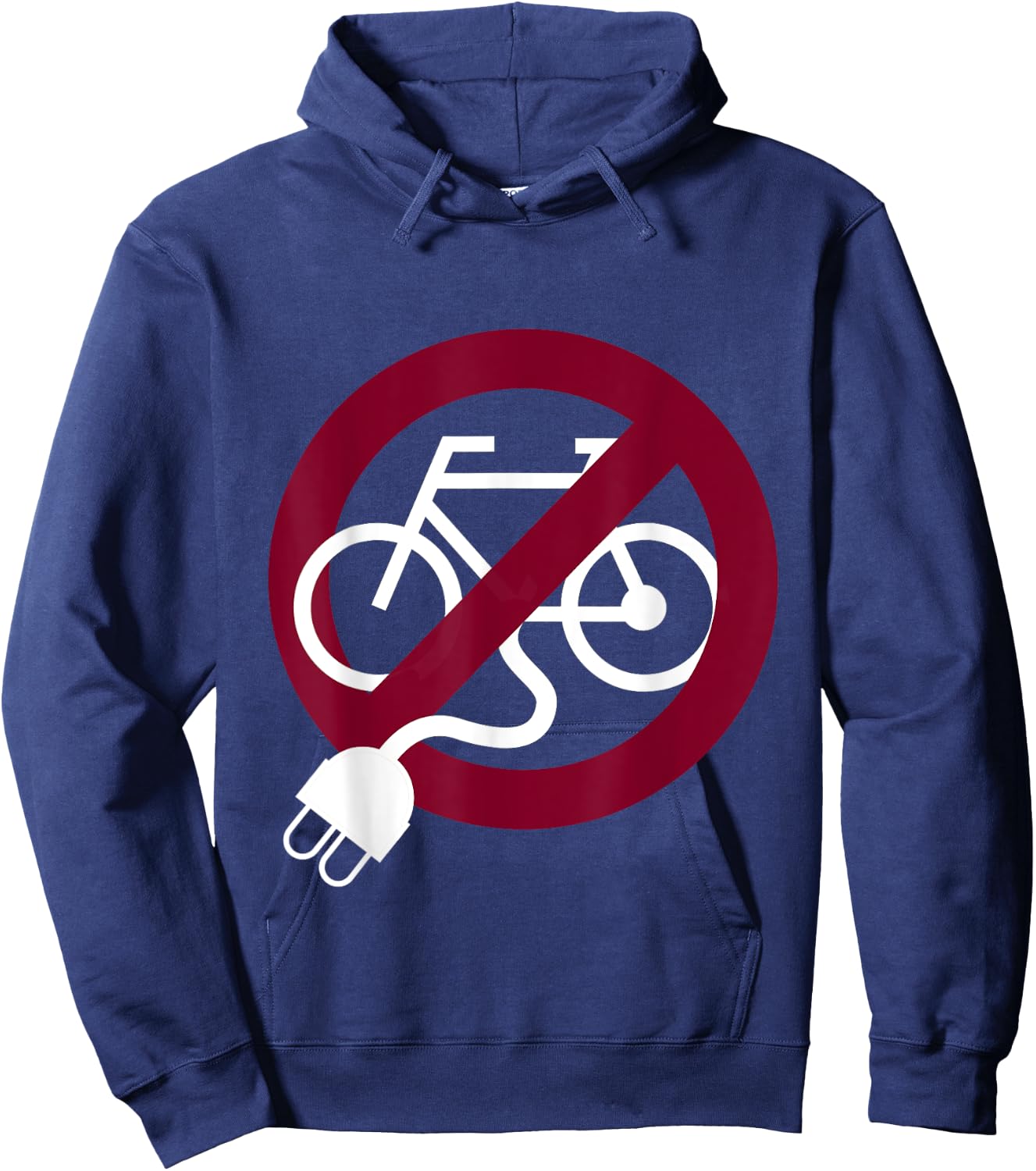 Anti-e-bike - Cyclist Hoodie - Hoodie | Navy