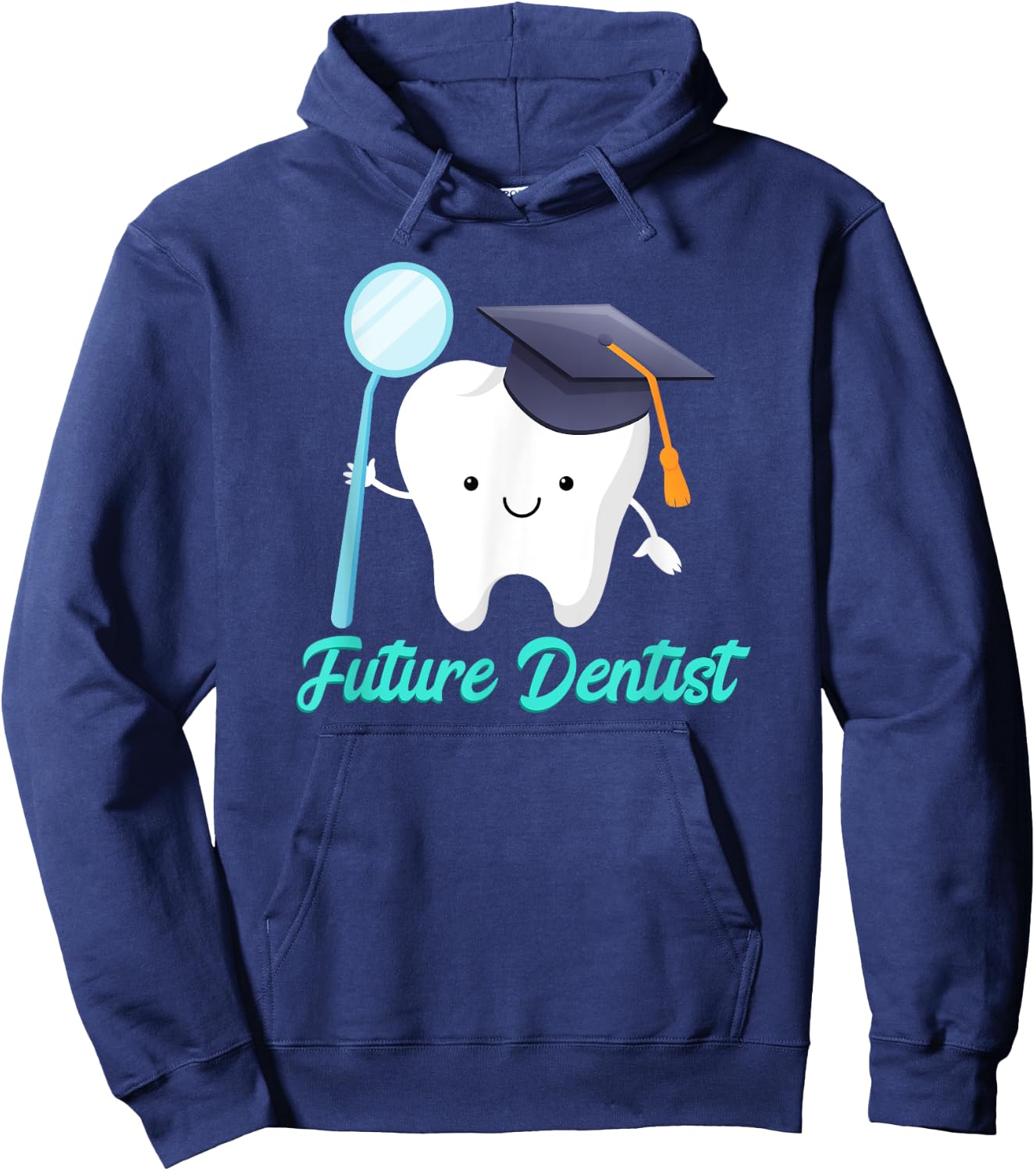 Future Dentist Graduation Dental Hygiene School Kids Funny Hoodie - Hoodie | Navy