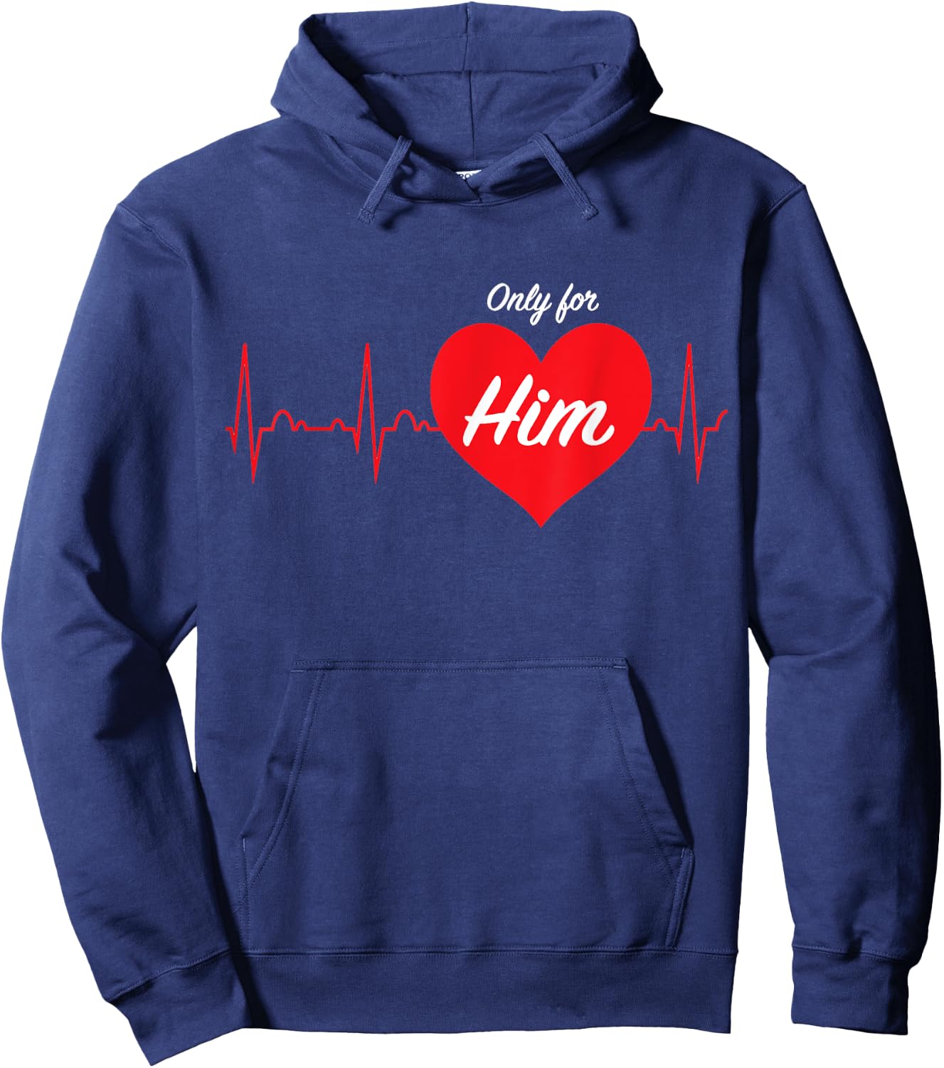 Only for...His and Hers pajamas sets couples valentine's day Hoodie - Hoodie | Navy