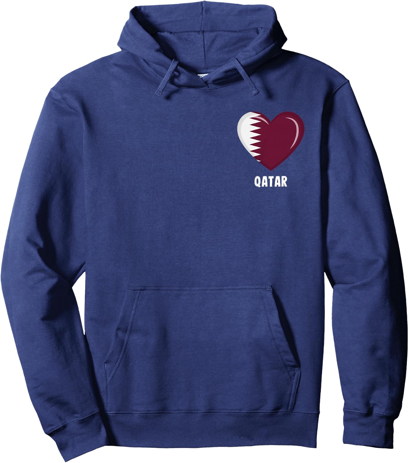 Qatar Flag Shirt | Qatari Hoodie - Hoodie | Navy