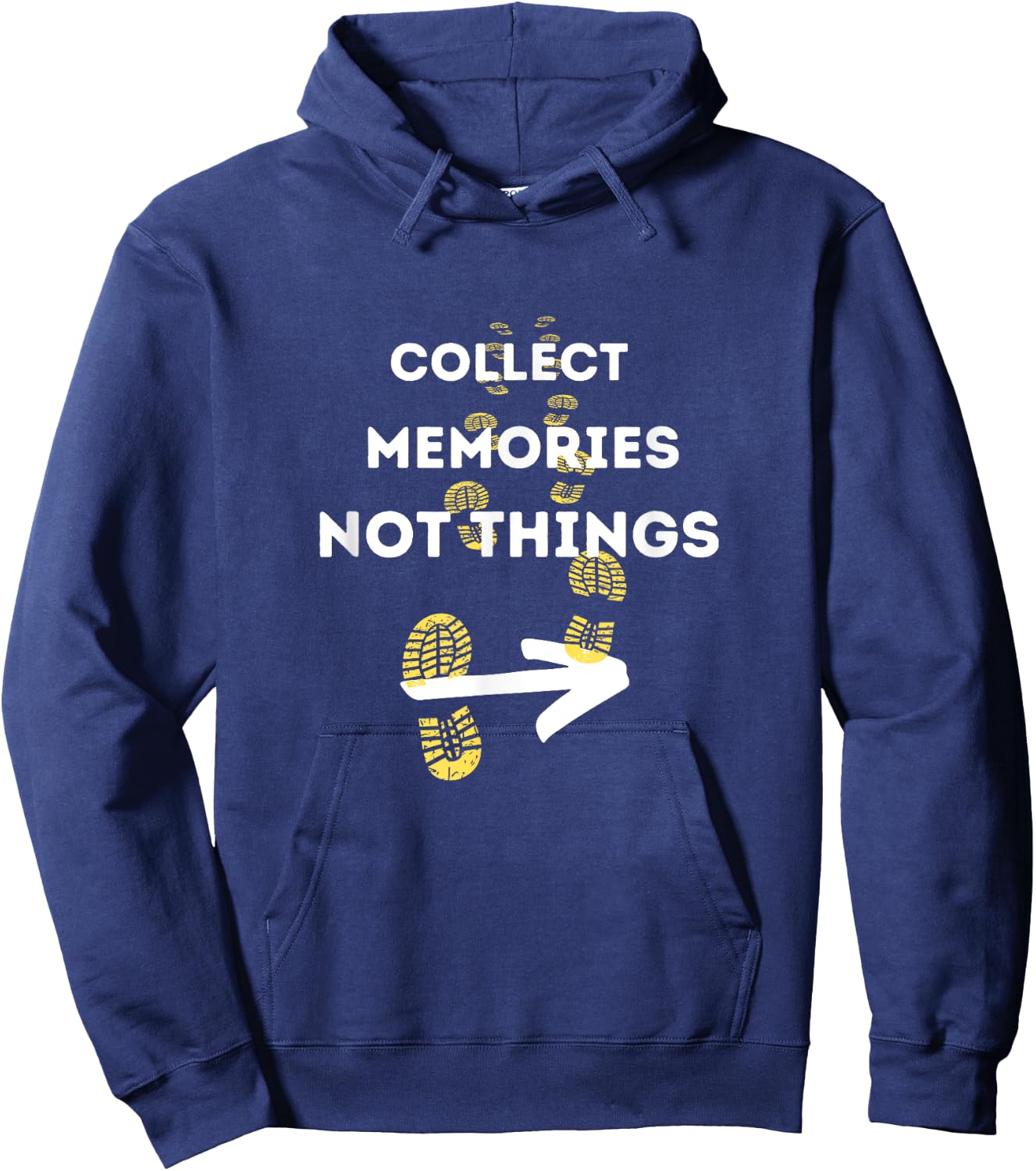 Collect Memories Not Things Camino de Santiago Hoodie - Hoodie | Navy