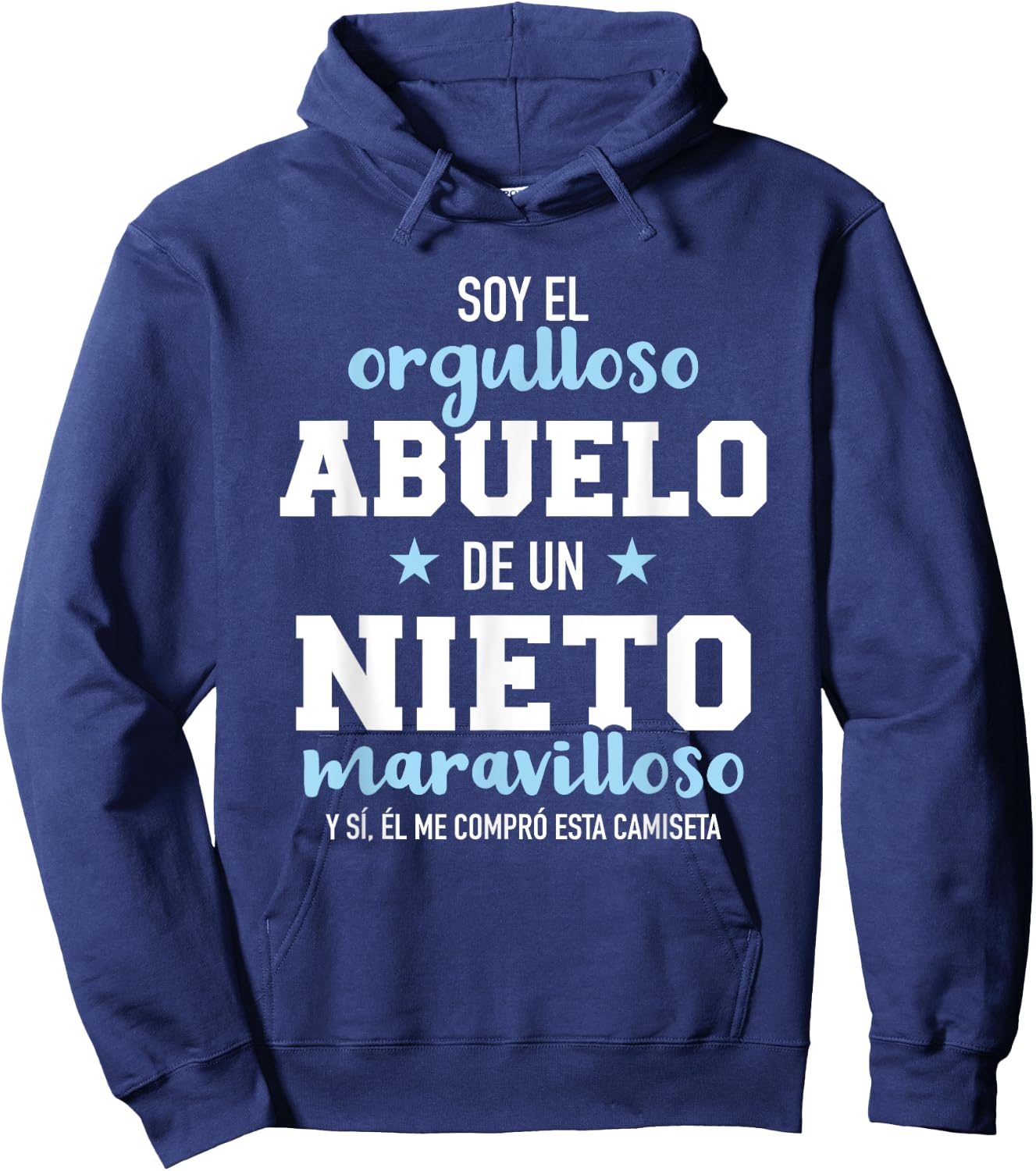 Orgulloso abuelo de un nieto maravilloso Hoodie - Hoodie | Navy