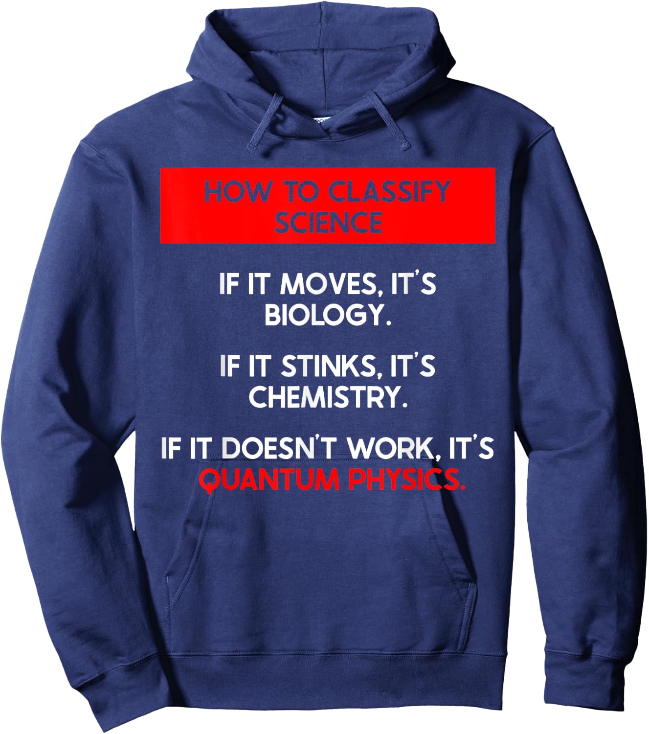 Funny Quantum Mechanics and Quantum Physics Hoodie - Hoodie | Navy