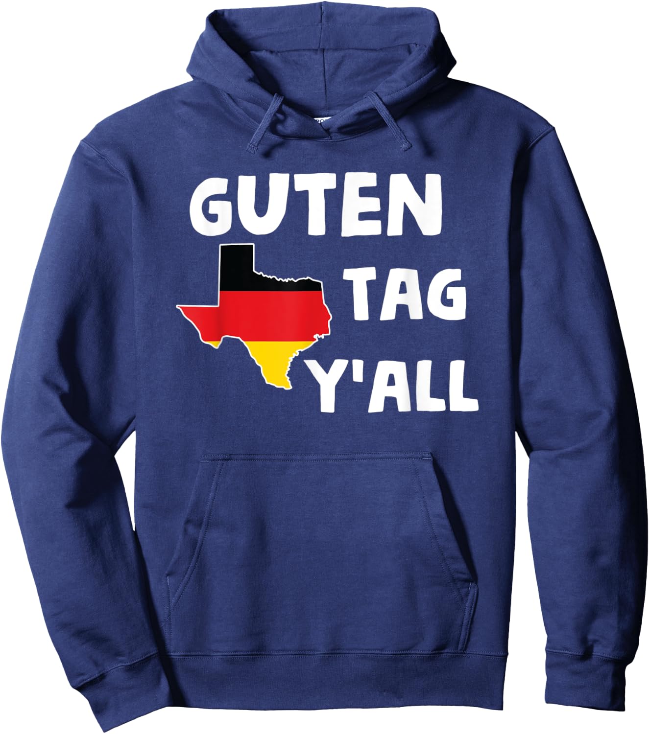 Guten Tag Y'all Bavaria Deutsch Texas Funny Beerfest Print Hoodie - Hoodie | Navy