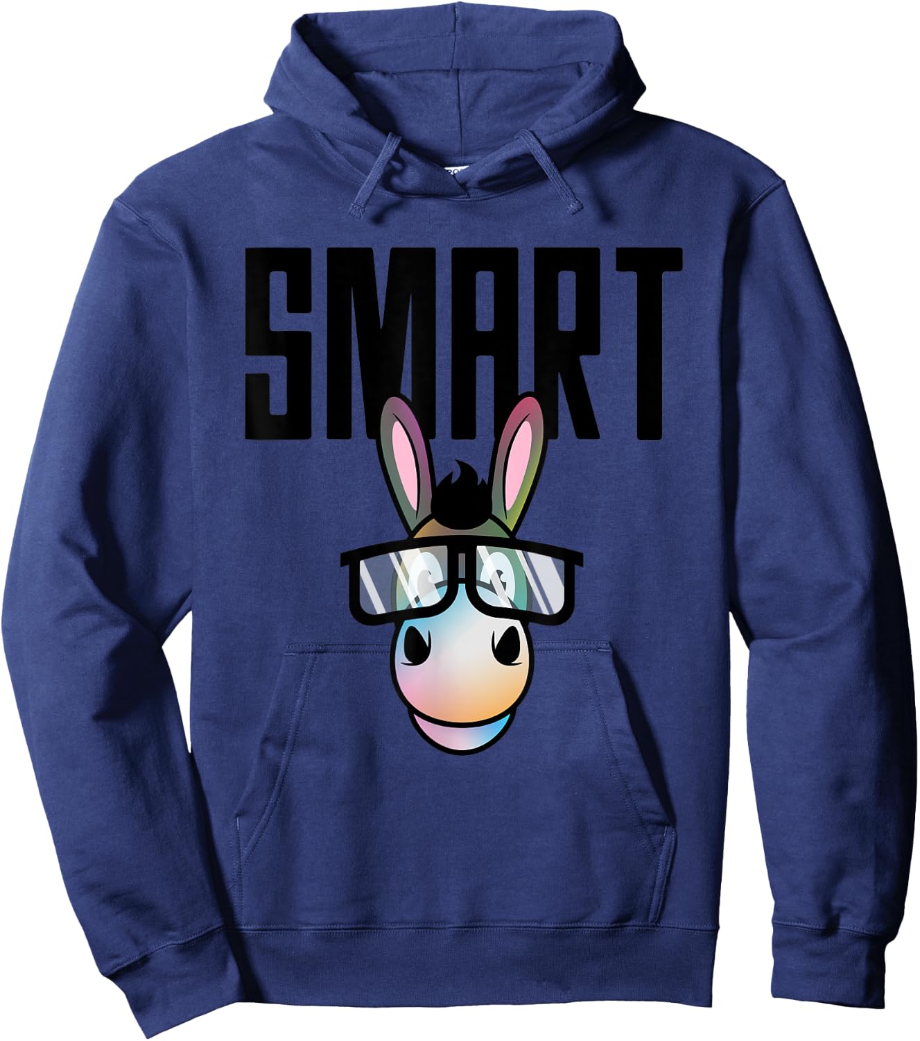 Funny Smart Donkey Horseback Riding Lover Gift Women Hoodie - Hoodie | Navy