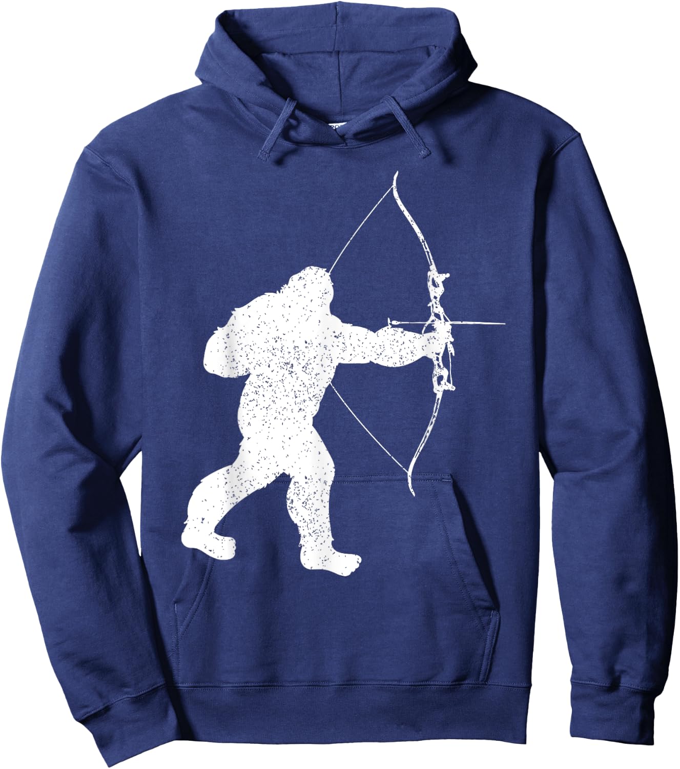 Archery Bowman Archer Bowhunter Arrow Bow Bigfoot Legend Hoodie - Hoodie | Navy