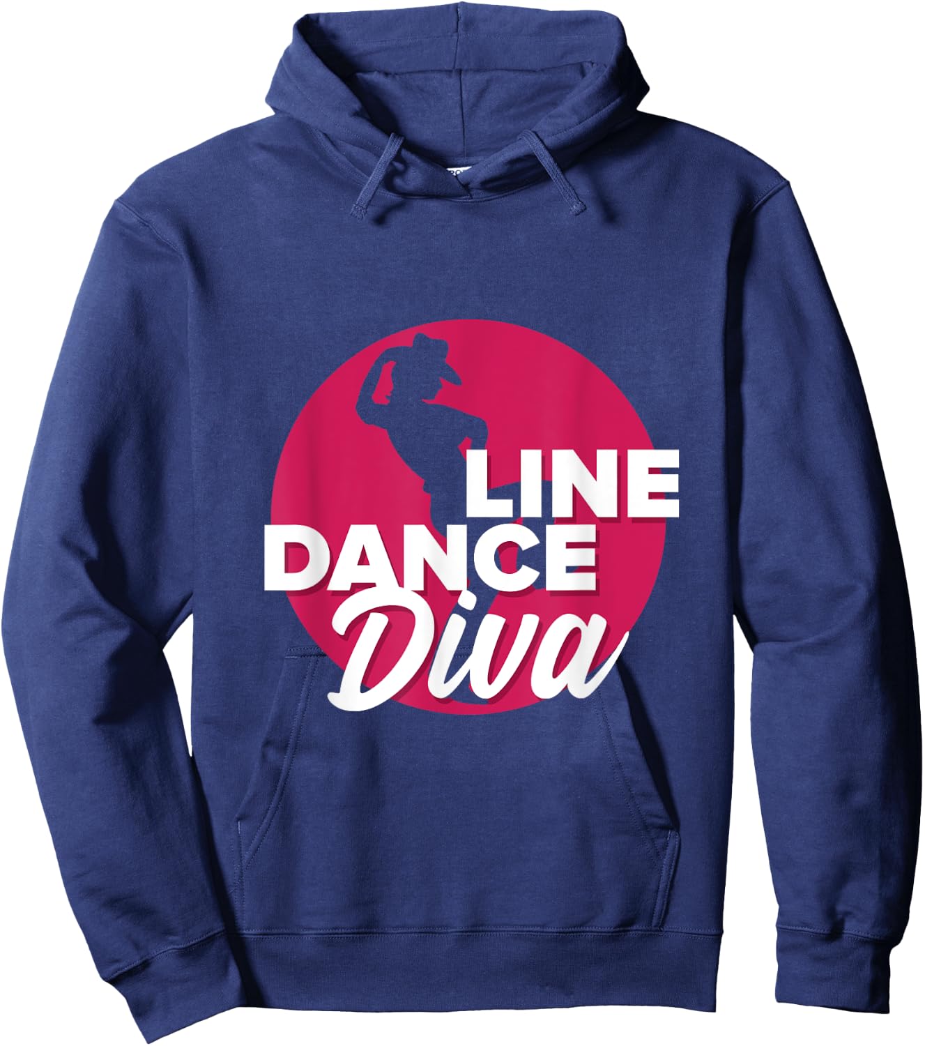 Cute Line Dance Diva Gift Line Dancers gift Hoodie - Hoodie | Navy