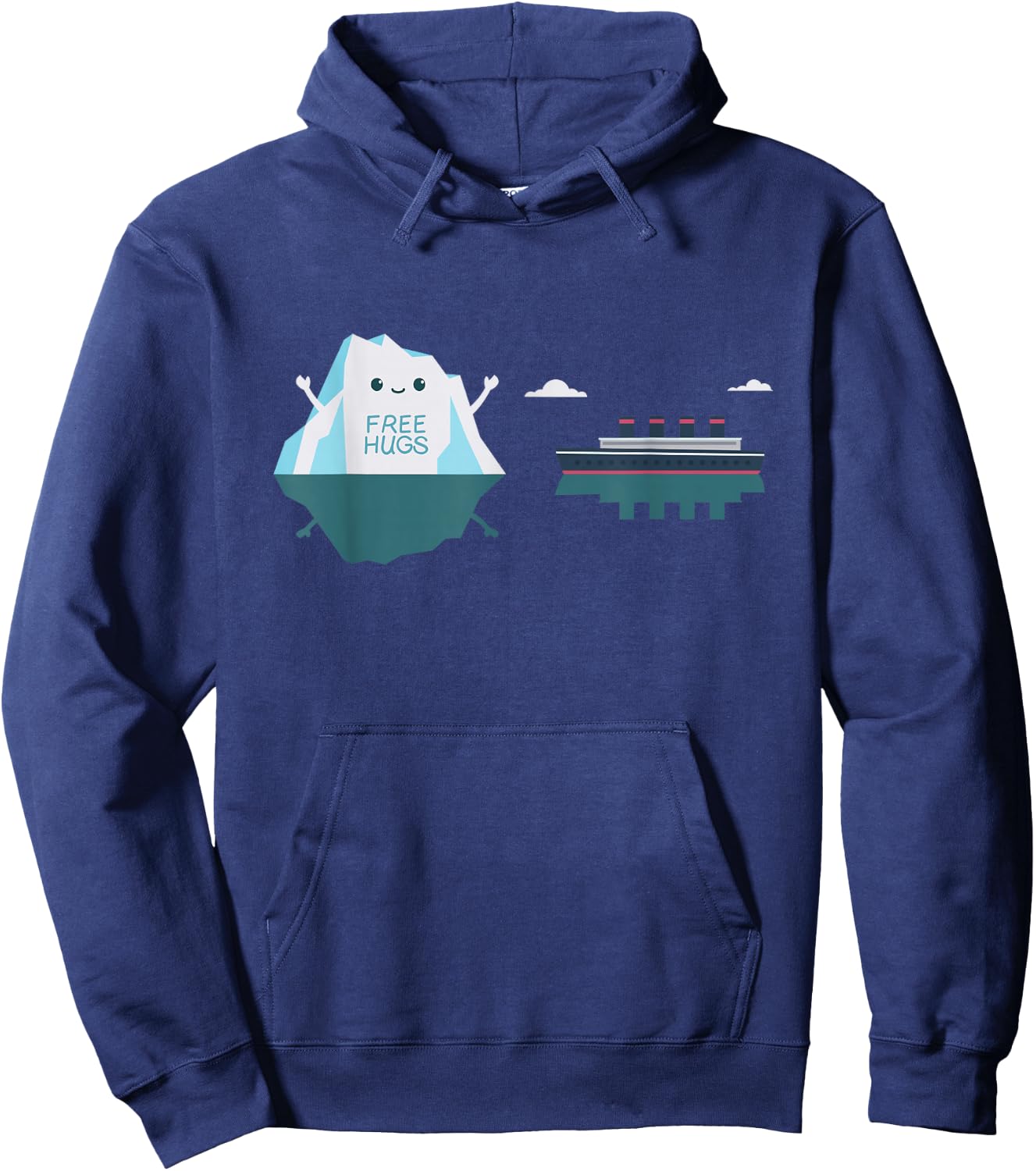 Retro Funny Titanic 1912 - Cruise Ship - Titanic Hoodie - Hoodie | Navy