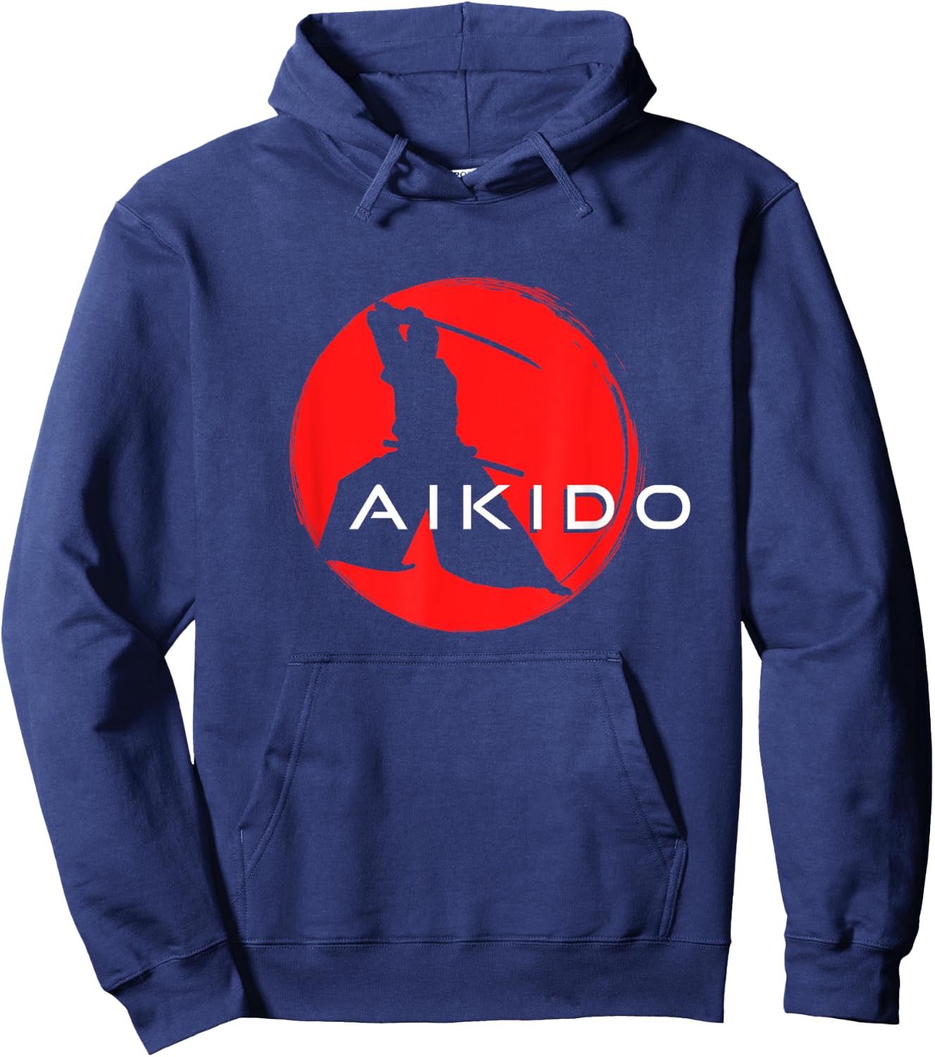 Japanese Aikido Samurai Martial Arts Hoodie - Hoodie | Navy