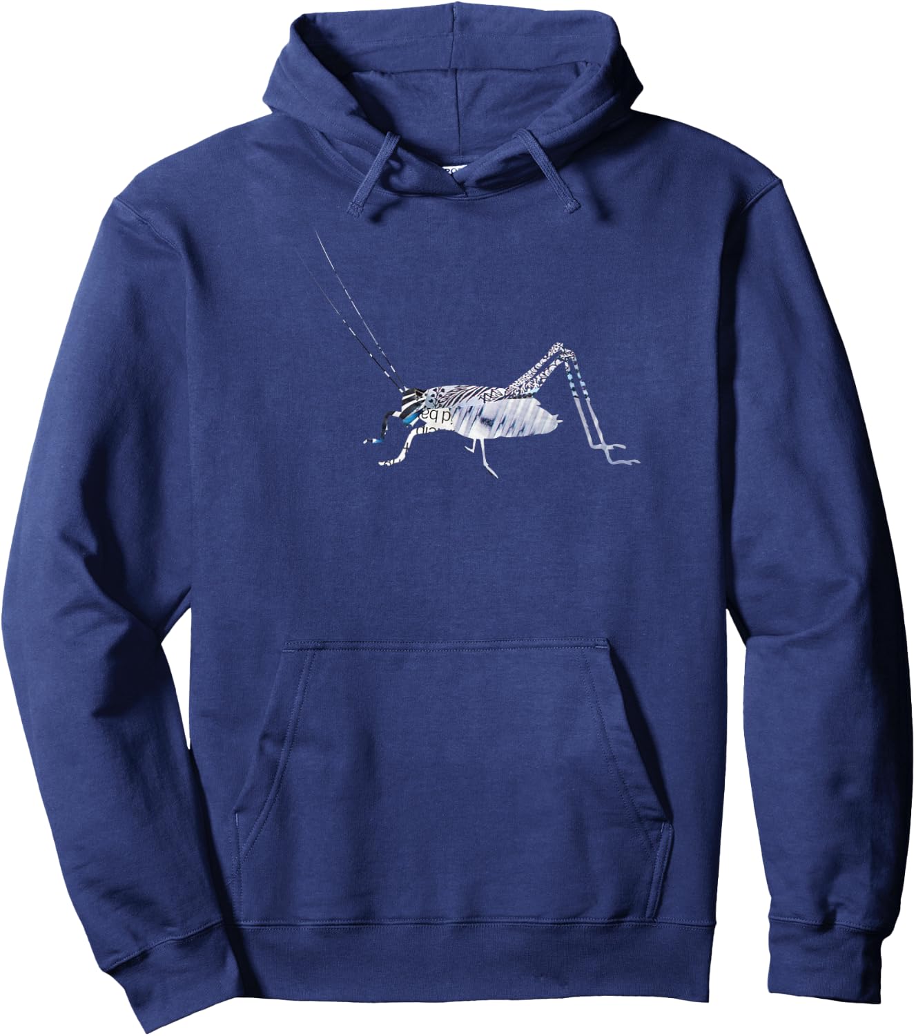 Unique steampunk bug cricket collage art for insect nature Hoodie - Hoodie | Navy