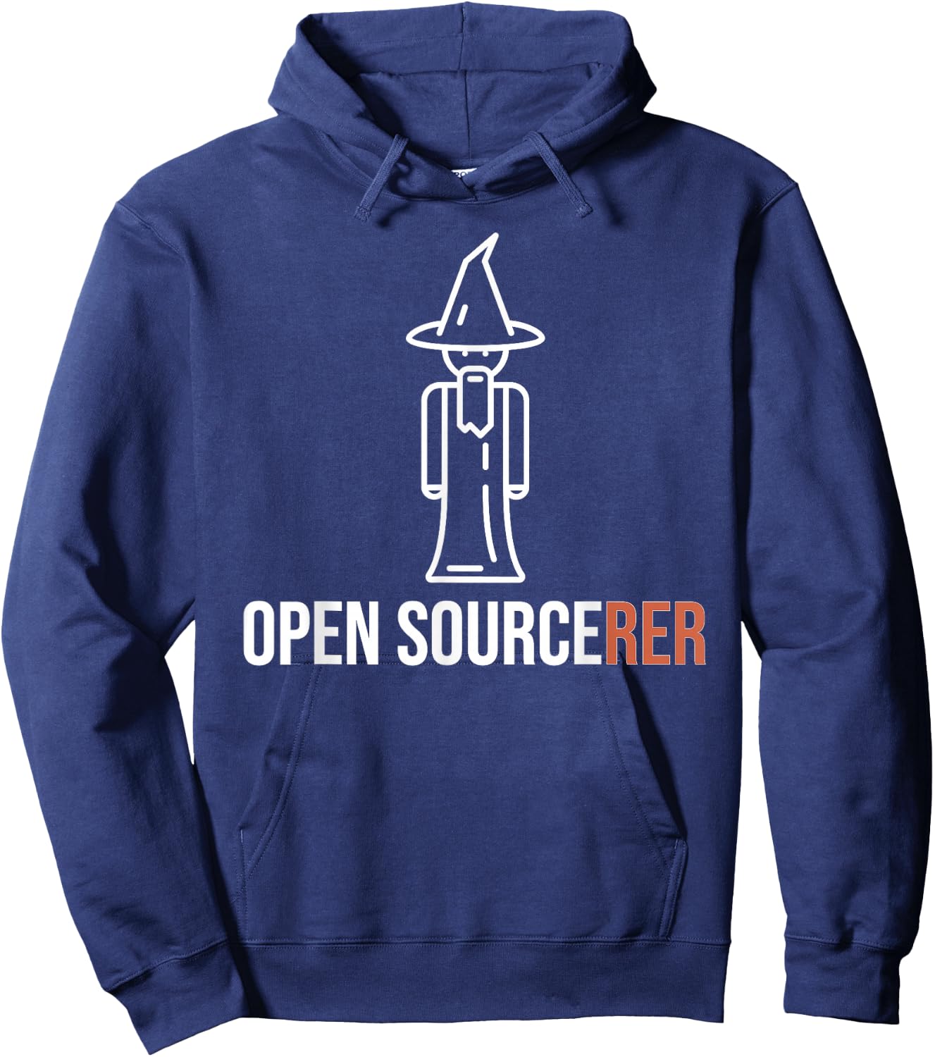 Funny Open Source Sourcerer - Great Programmer / Coder Joke Hoodie - Hoodie | Navy