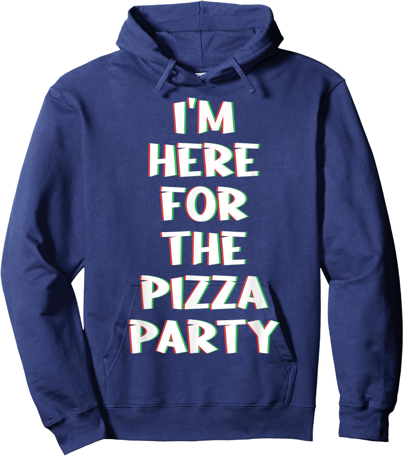 Pizza Slice Crust Neapolitan Pizzaiolo Deep-Dish Pizzeria Hoodie - Hoodie | Navy