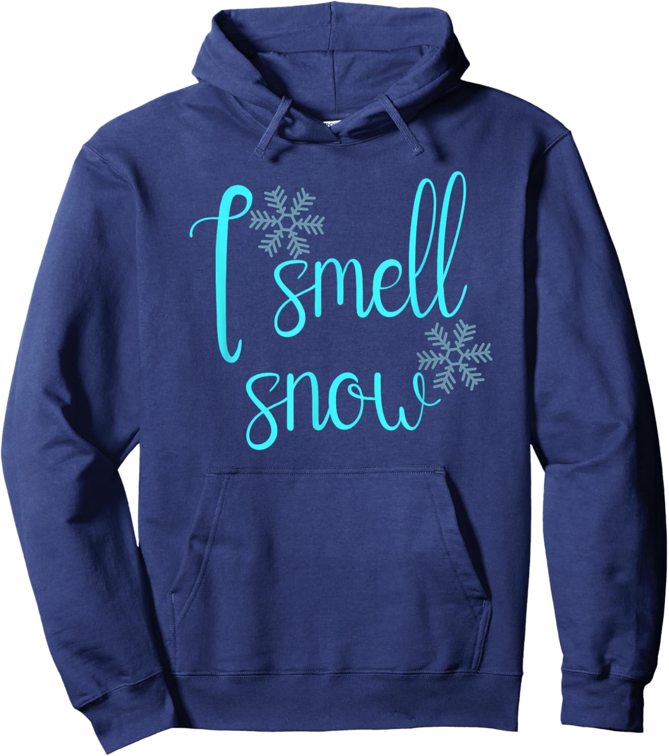 I smell snow cozy season Hoodie - Hoodie | Navy