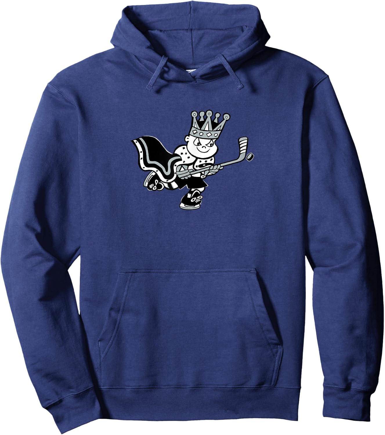 Cute Little Royal King Hockey Logo Hoodie - Hoodie | Navy