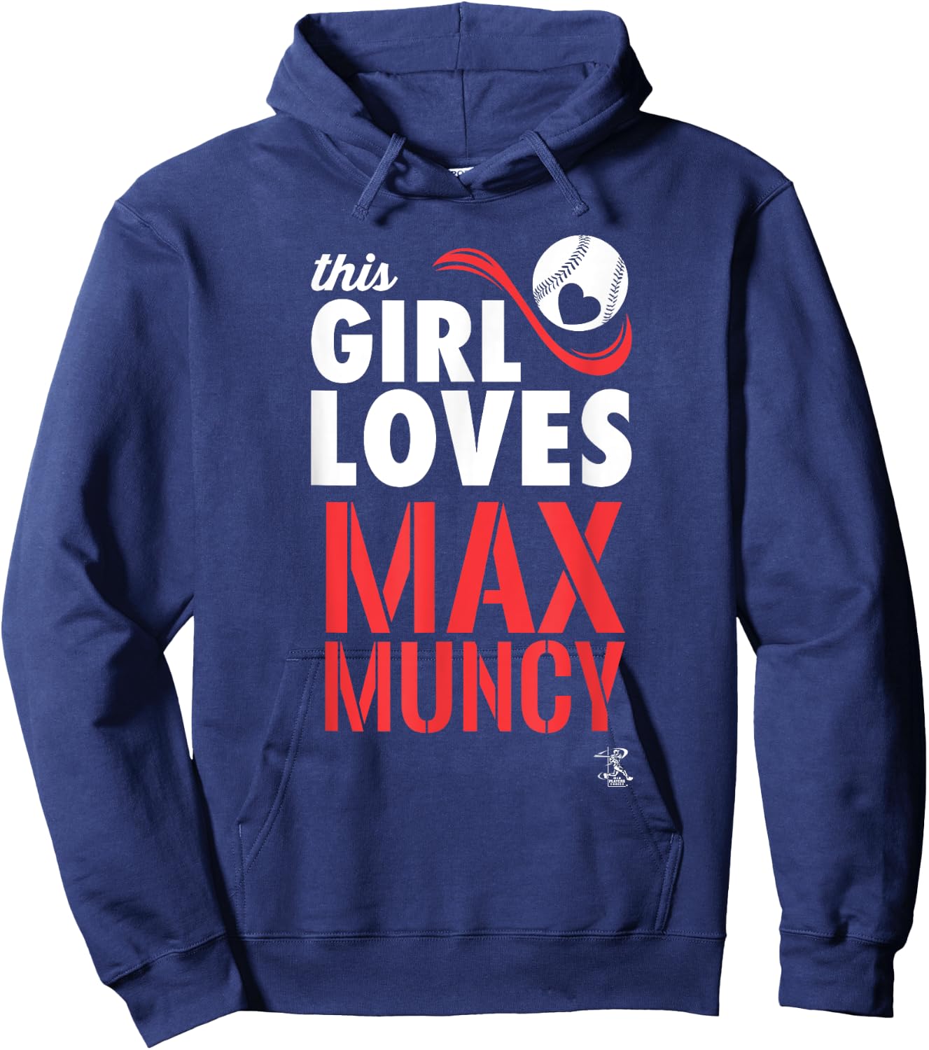 Max Muncy This Girl Loves Gameday Hoodie - Hoodie | Navy