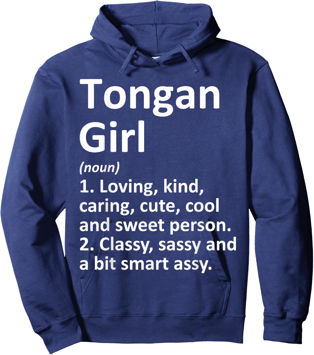 TONGAN GIRL TONGA Gift Funny Country Home Roots Descent Hoodie - Hoodie | Navy