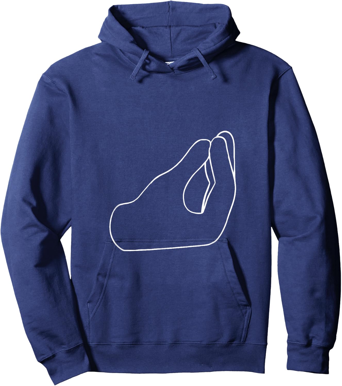 Italy Life Designs - Funny Italian Pinched Fingers - Italian American Gesture Hoodie - Hoodie | Navy