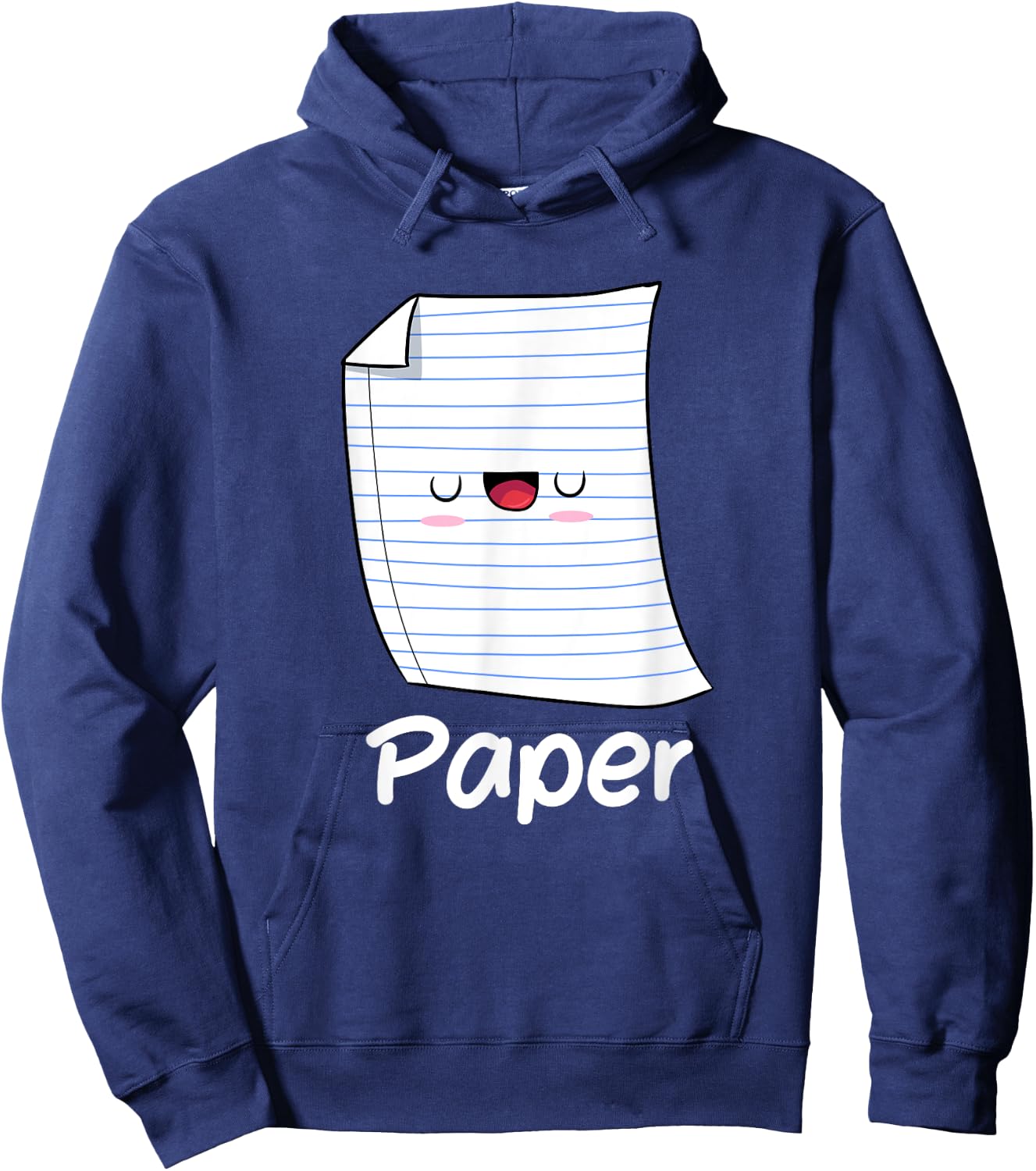 Funny Group Halloween Outfit - Rock Paper Scissors Costume Hoodie - Hoodie | Navy
