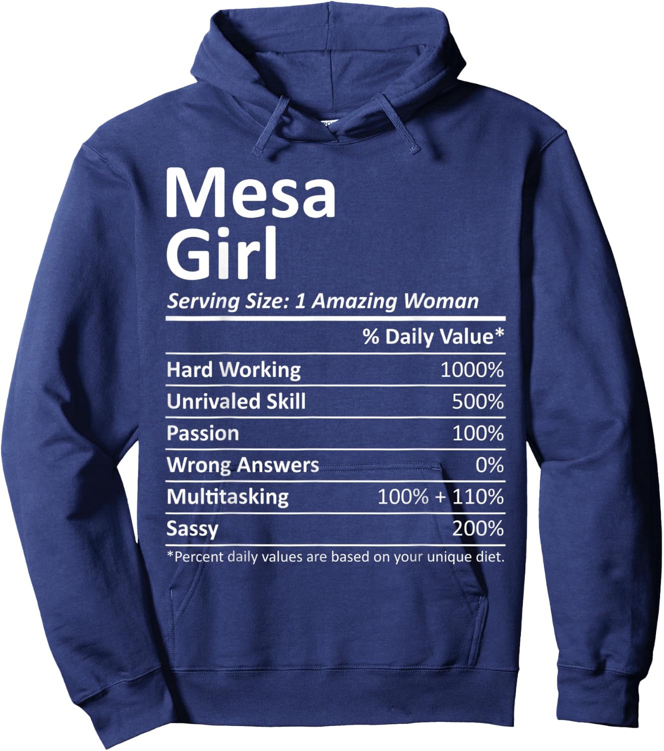 MESA GIRL AZ ARIZONA Funny City Home Roots USA Gift Hoodie - Hoodie | Navy