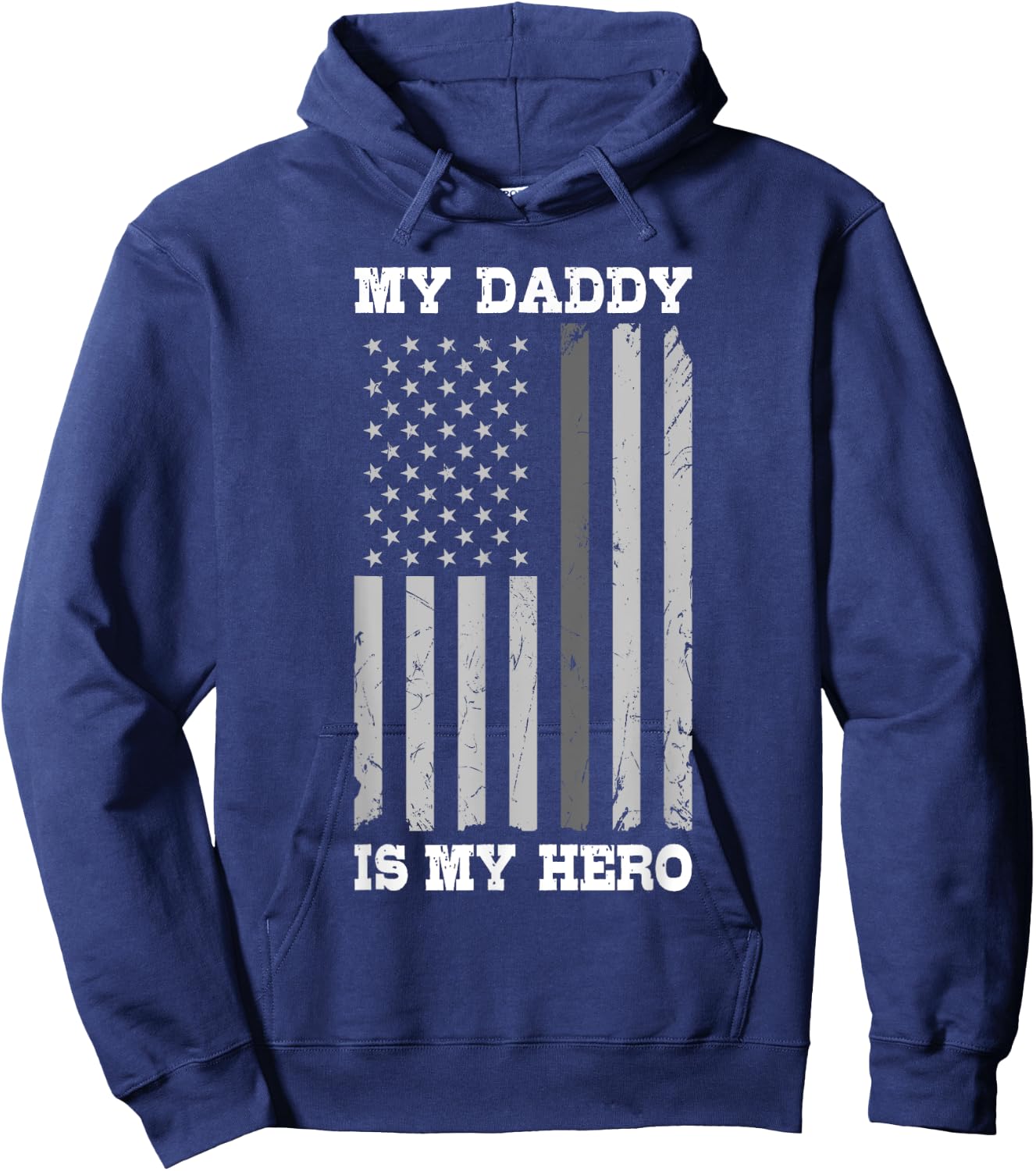 Corrections Officer Daughter Shirt My Daddy Is My Hero Son Hoodie - Hoodie | Navy