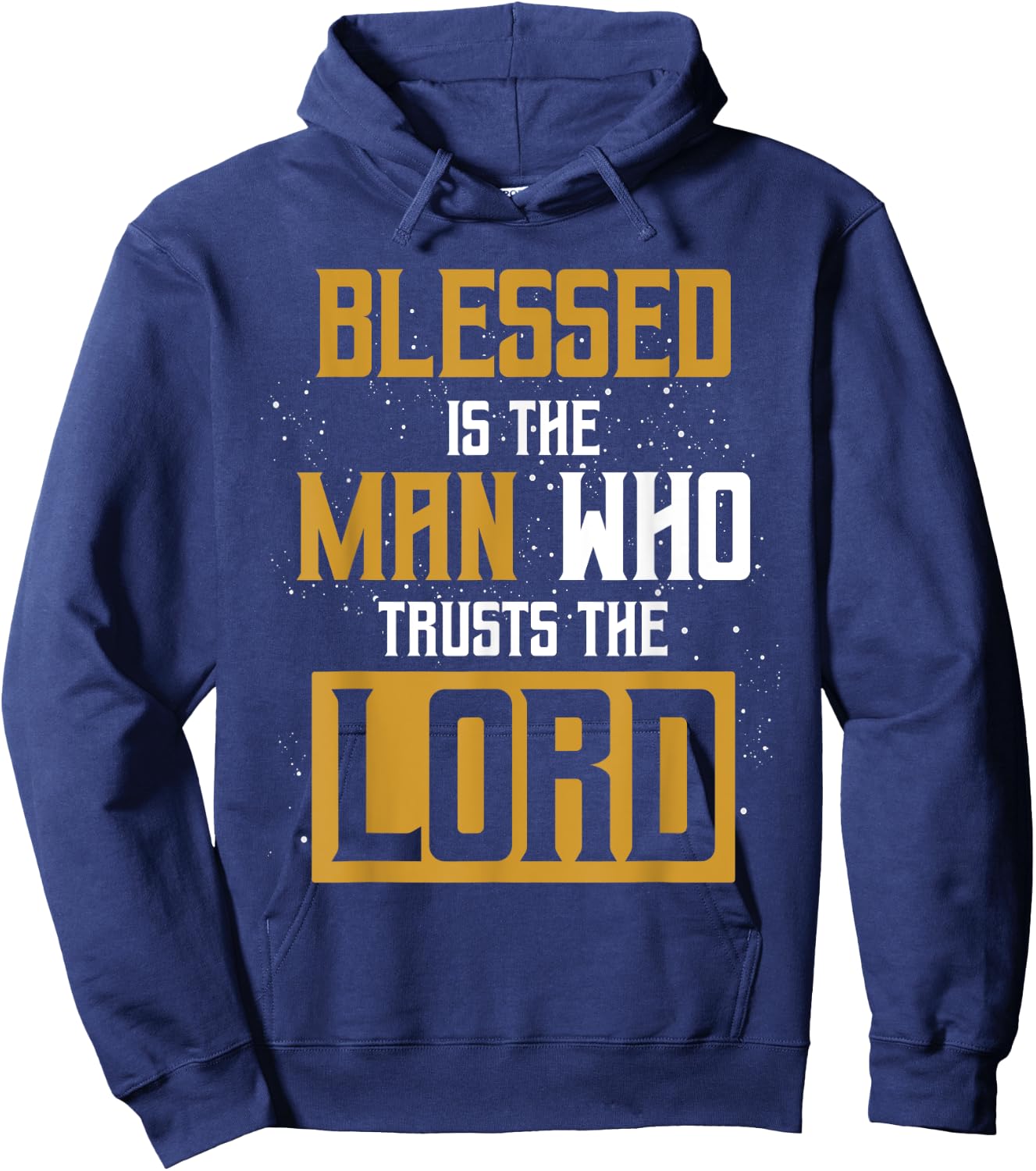 Christianity Bible Verse Jesus Christ Devotee Lord Jesus Hoodie - Hoodie | Navy
