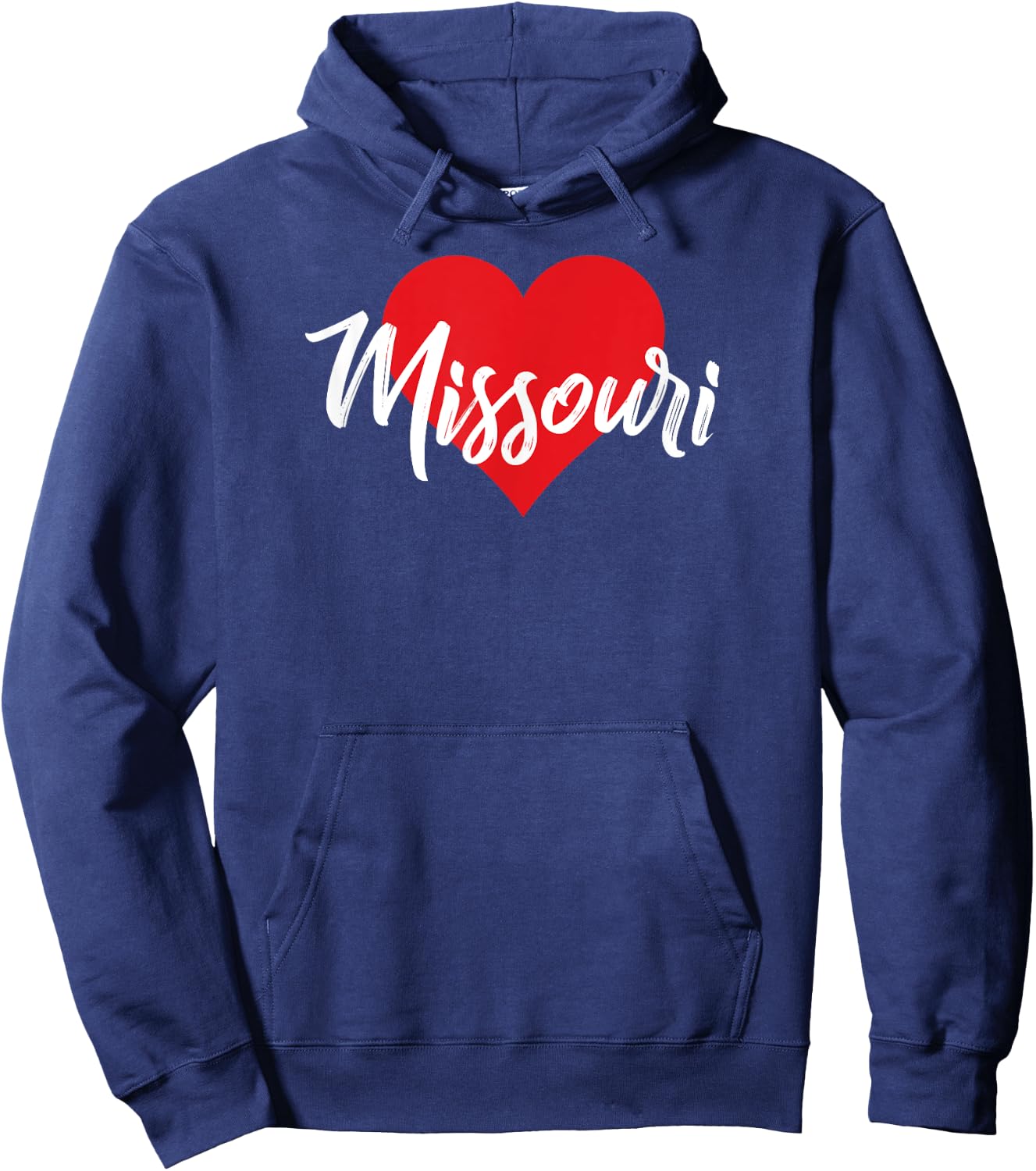 I love Missouri Missourian Lover Gift Hoodie - Hoodie | Navy