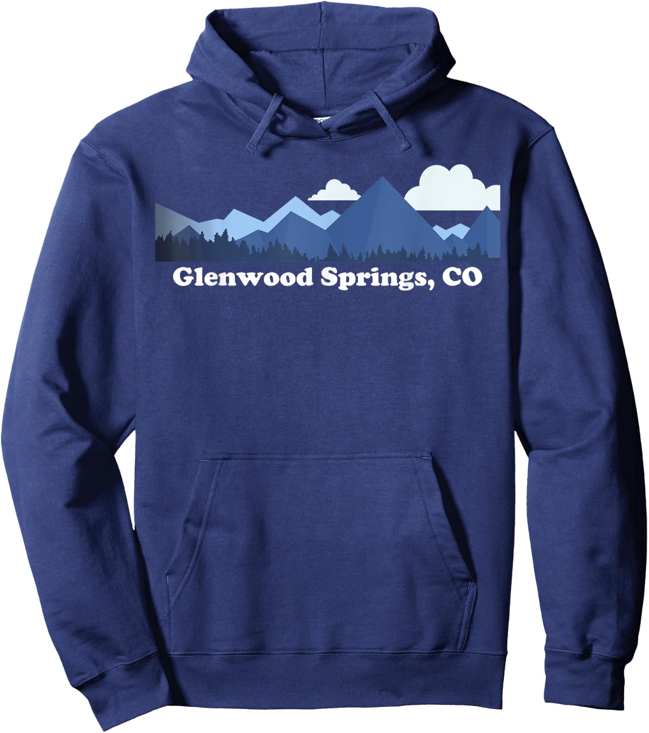 Glenwood Springs Colorado Rocky Mountains CO Souvenir Hoodie - Hoodie | Navy