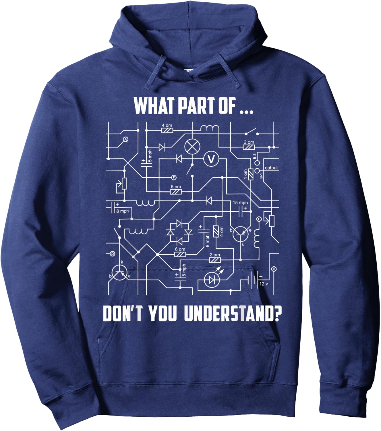 Electrical Engineering Shirts Electrical Engineer Gifts Men Hoodie - Hoodie | Navy
