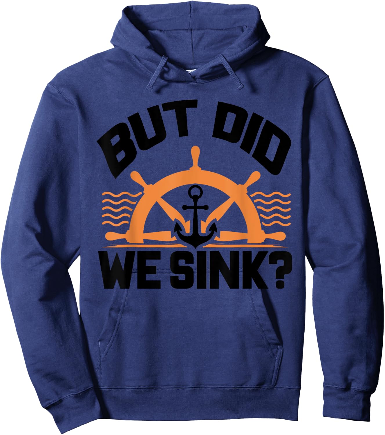 Funny Boat Captain Gift Boater Men Women Cool Boating Hoodie - Hoodie | Navy