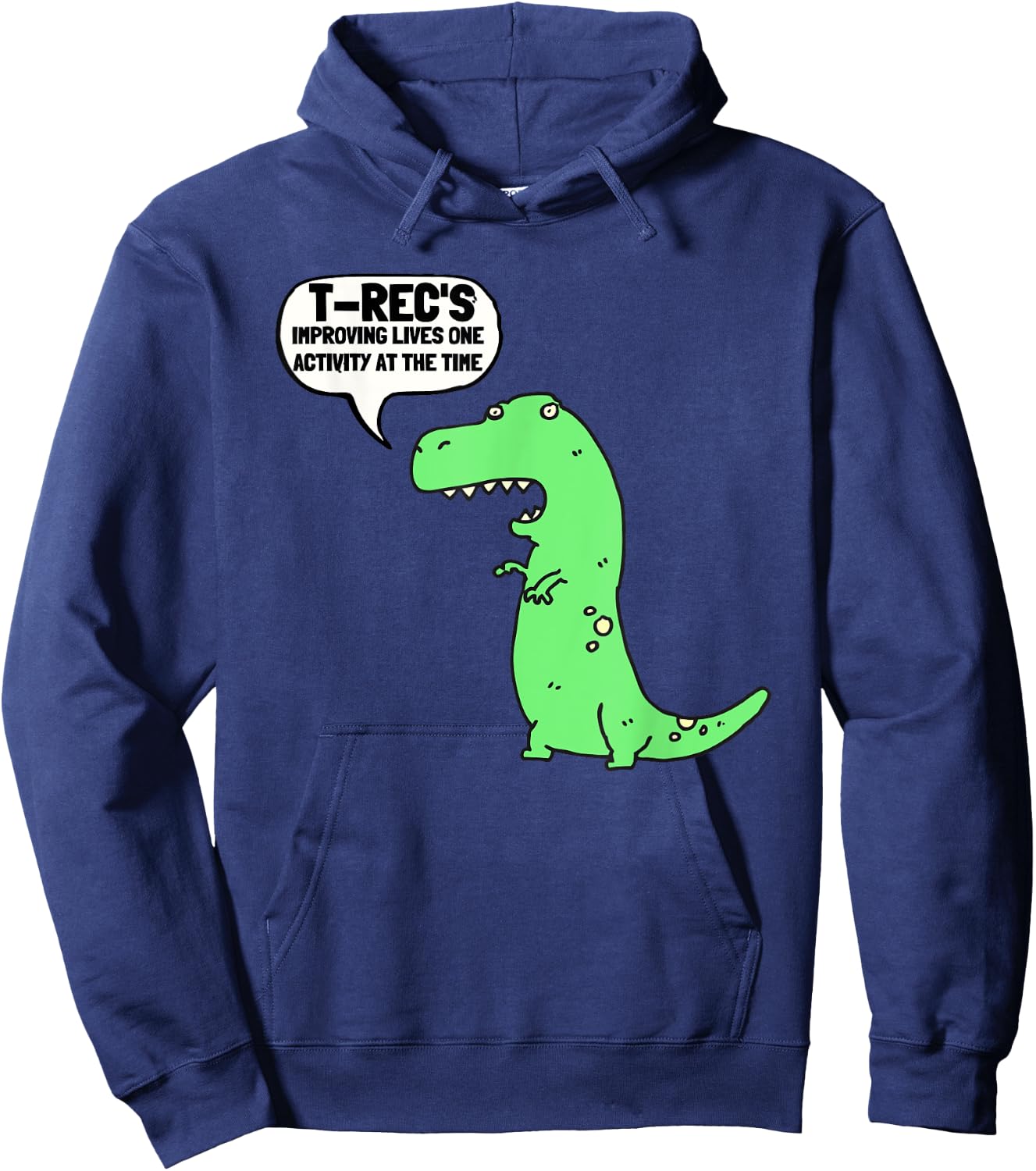 T-Rec's - Recreational Therapy Therapist RT Month Hoodie - Hoodie | Navy