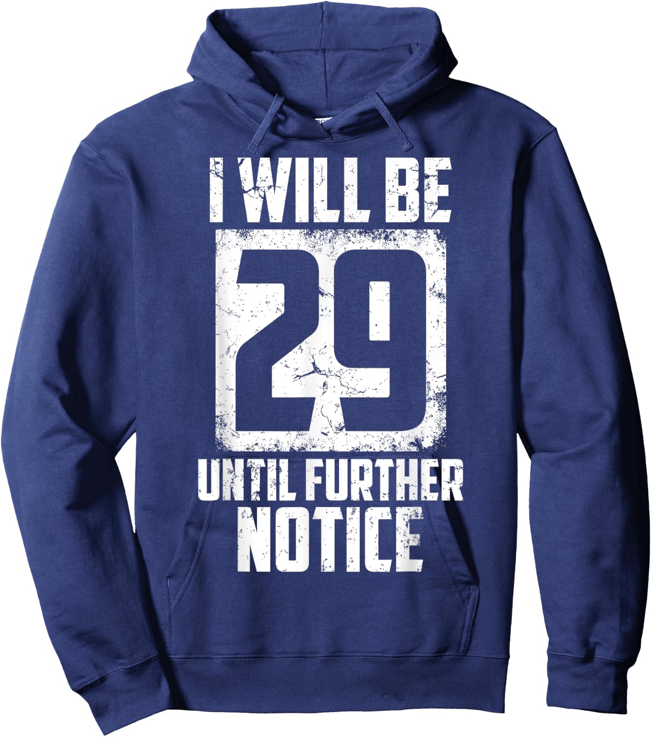 Funny 29 Again Gift Women Cool 30th Birthday Joke Hoodie - Hoodie | Navy