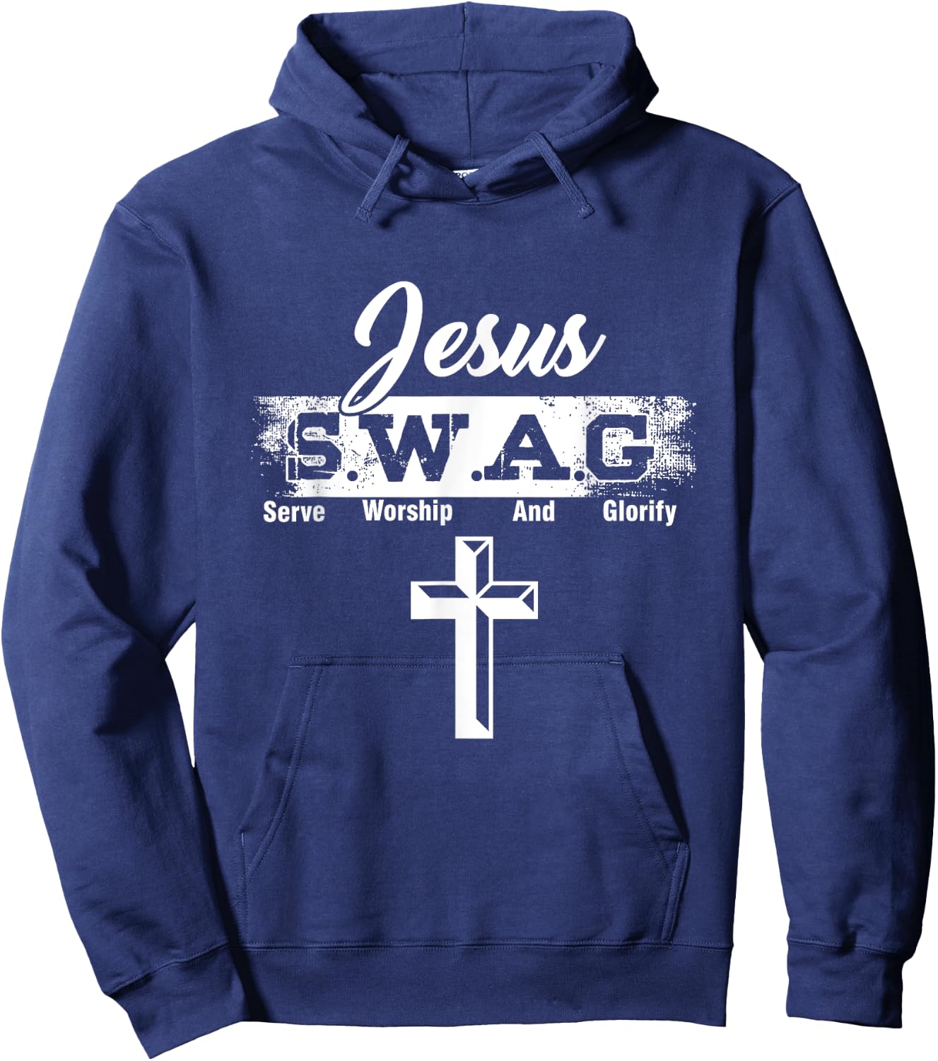 Christ Christianity Jesus Christ Swag Serve Praying Faith Hoodie - Hoodie | Navy