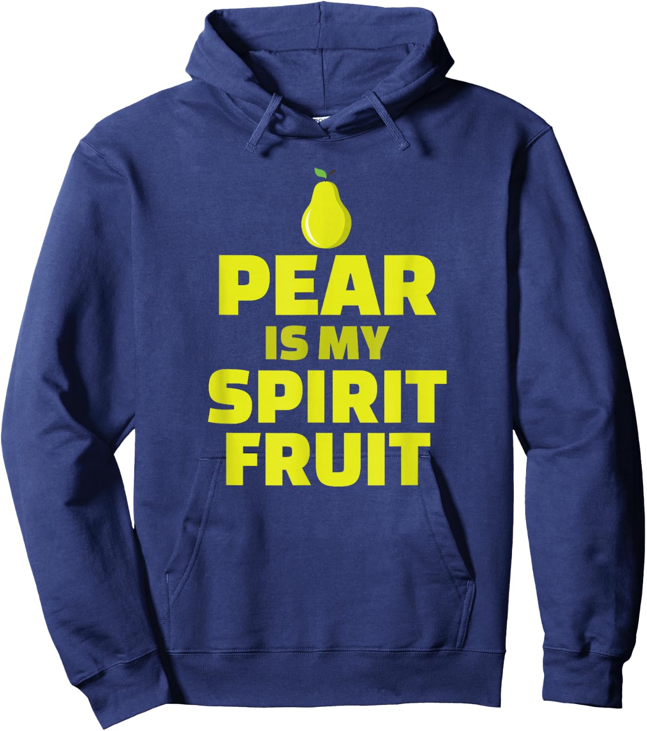 Cute Pear is my Spirit Fruit Quote Gift Graphic Hoodie - Hoodie | Navy