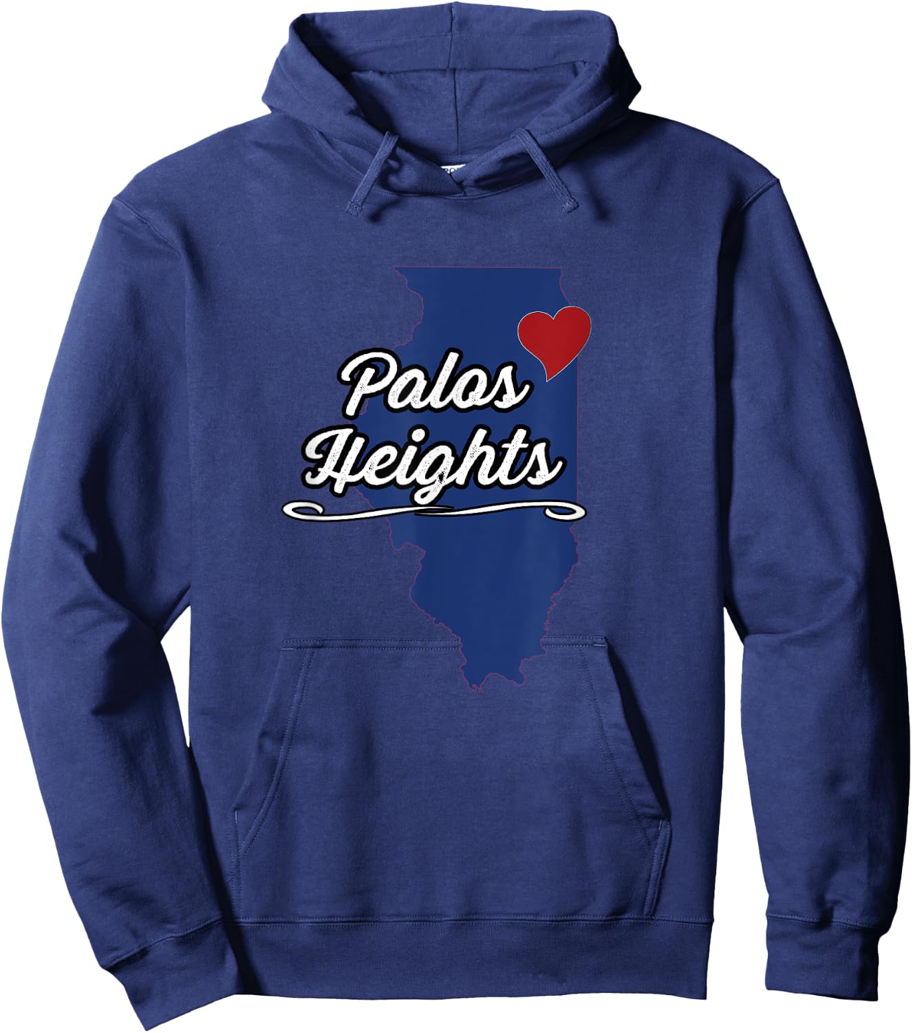 City of Palos Heights Illinois | IL - Novelty Merch Gift Hoodie - Hoodie | Navy