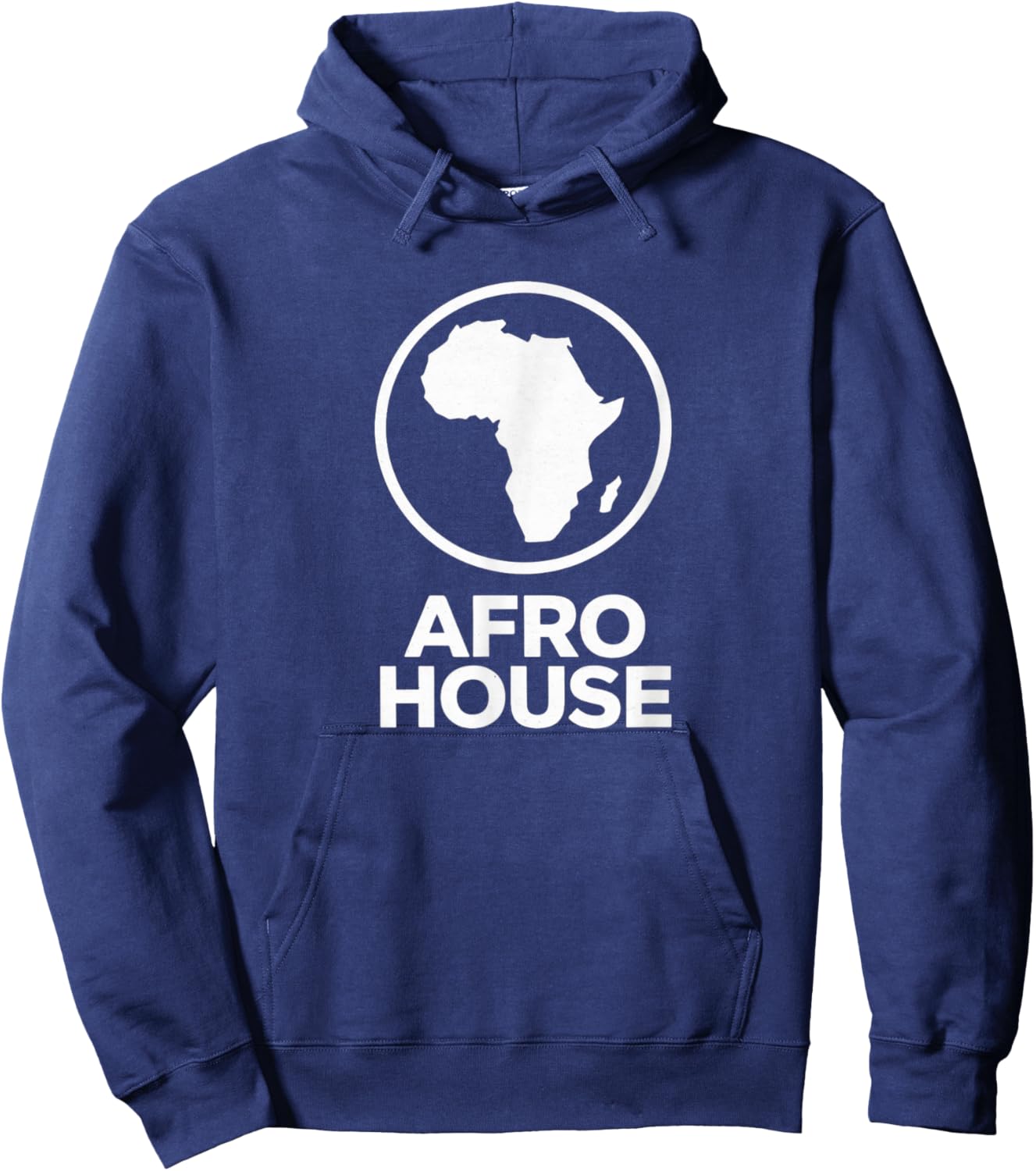 Get Afro House Music Vibes Print Hoodie - Hoodie | Navy