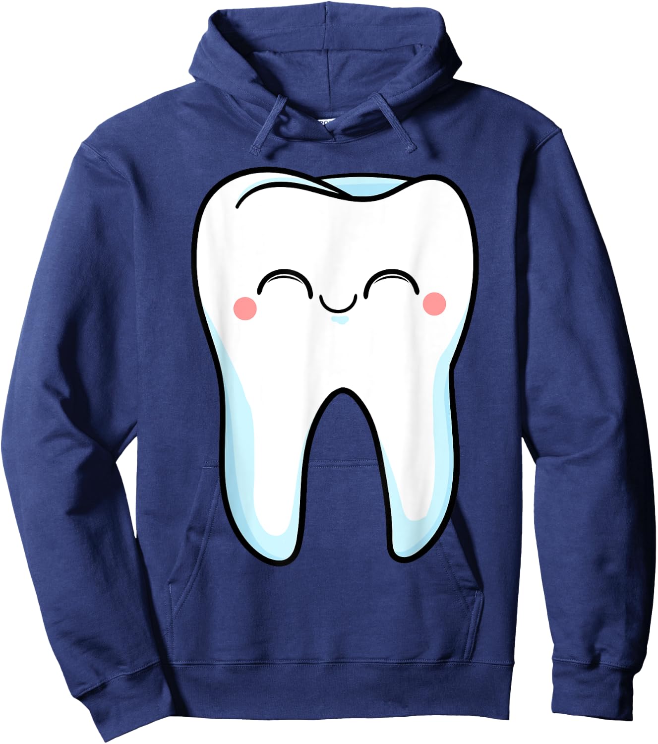 Smiling Teeth Dentist Mouth Doctors Hygiene Doc Hoodie - Hoodie | Navy