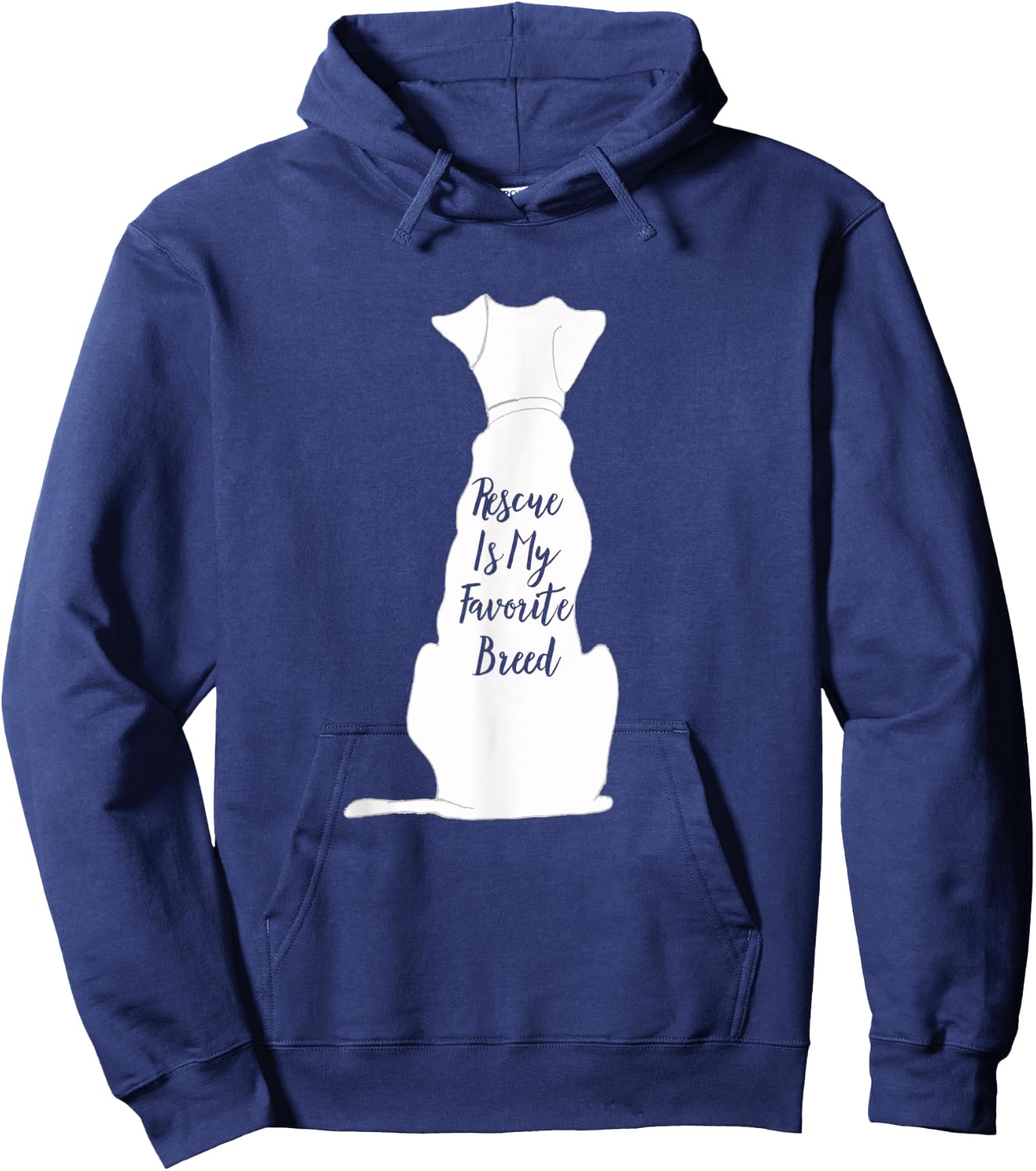 Rescue Dog Rescue Is My Favorite Breed for Dog Owners Women Girls Kids Hoodie - Hoodie | Navy